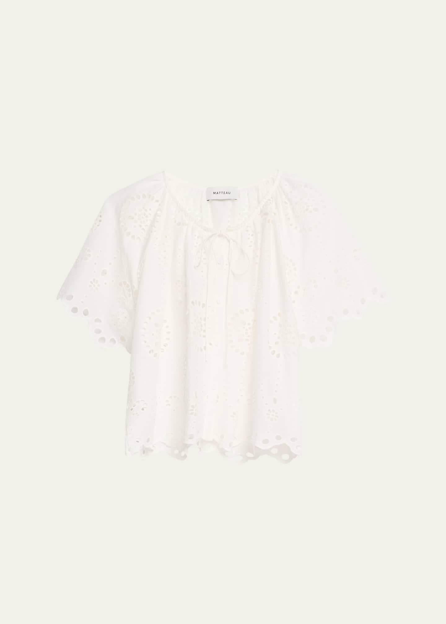 Matteau Broderie Blouse Image 1 of 5