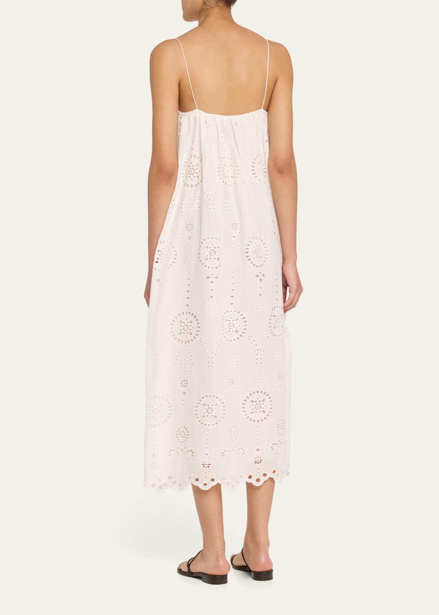 Matteau Broderie Cami Midi Dress Image 3 of 5