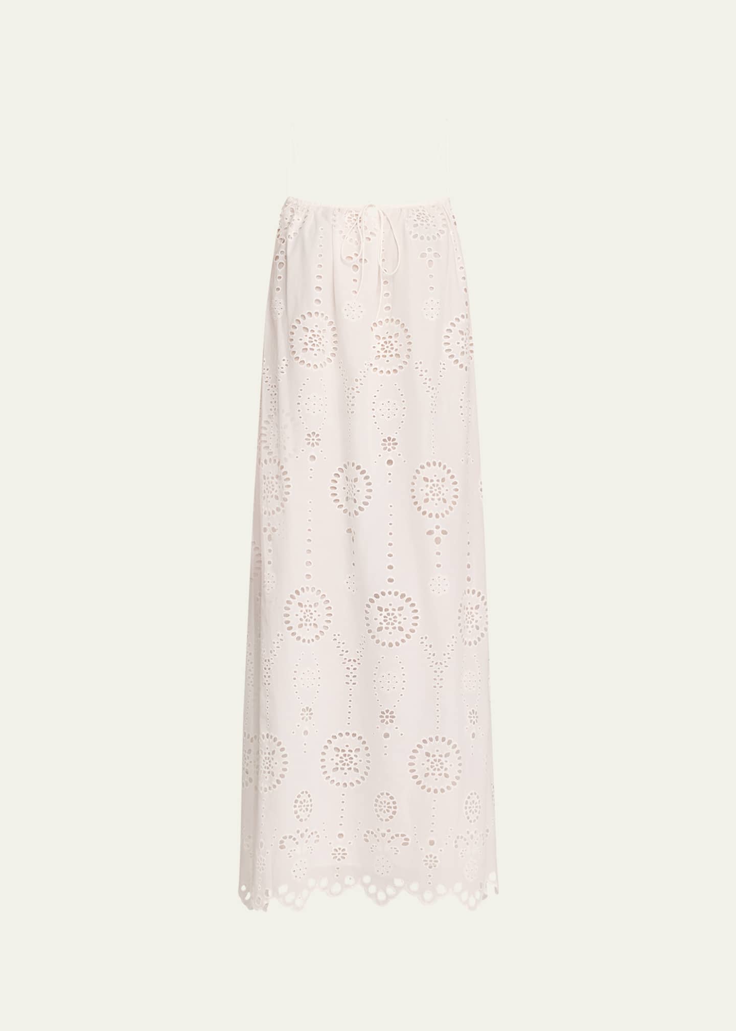 Matteau Broderie Cami Midi Dress Image 1 of 5