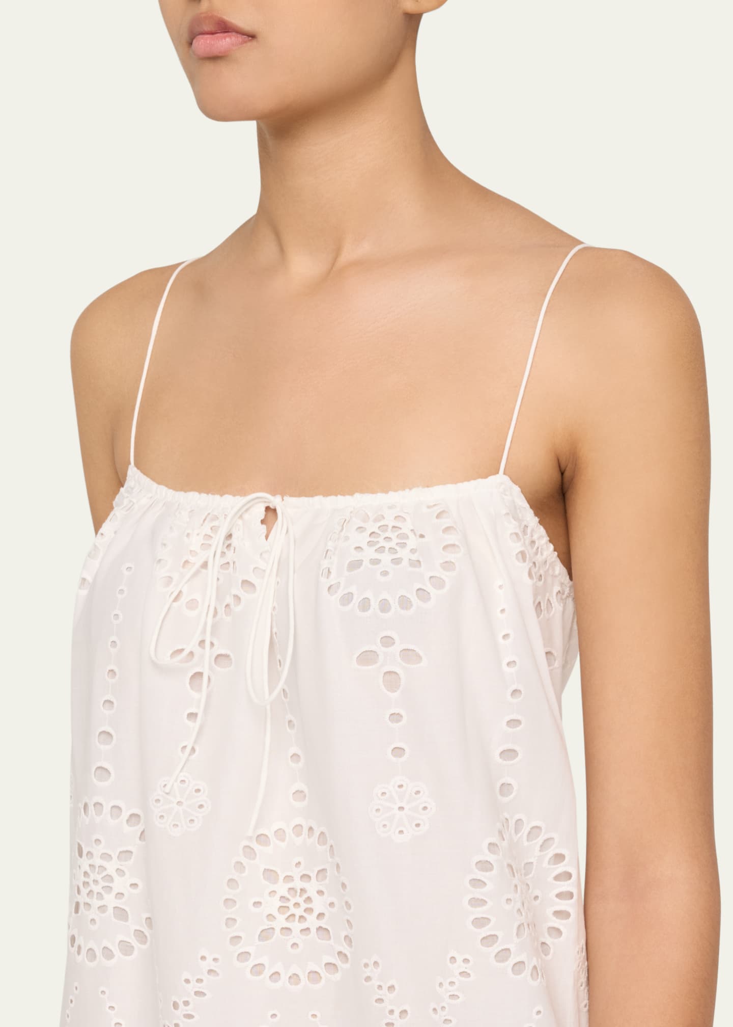 Matteau Broderie Cami Midi Dress Image 5 of 5
