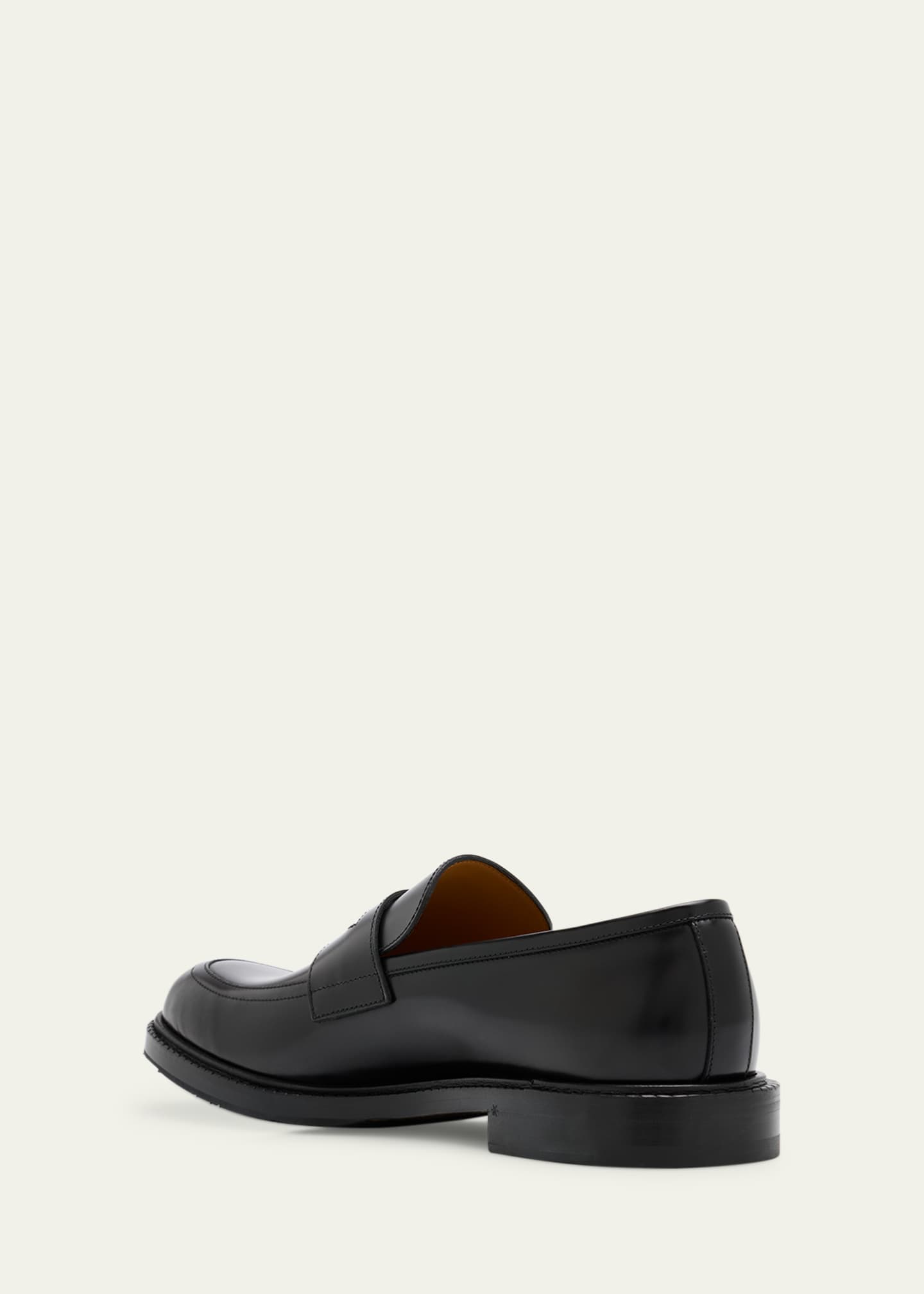 Gucci Men's William Leather Penny Loafers Image 2 of 4