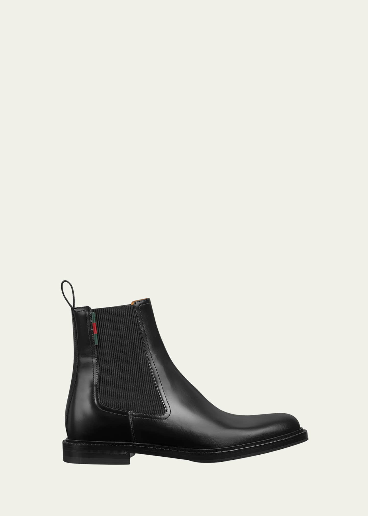Gucci Men s William Leather Chelsea Boots Bergdorf Goodman