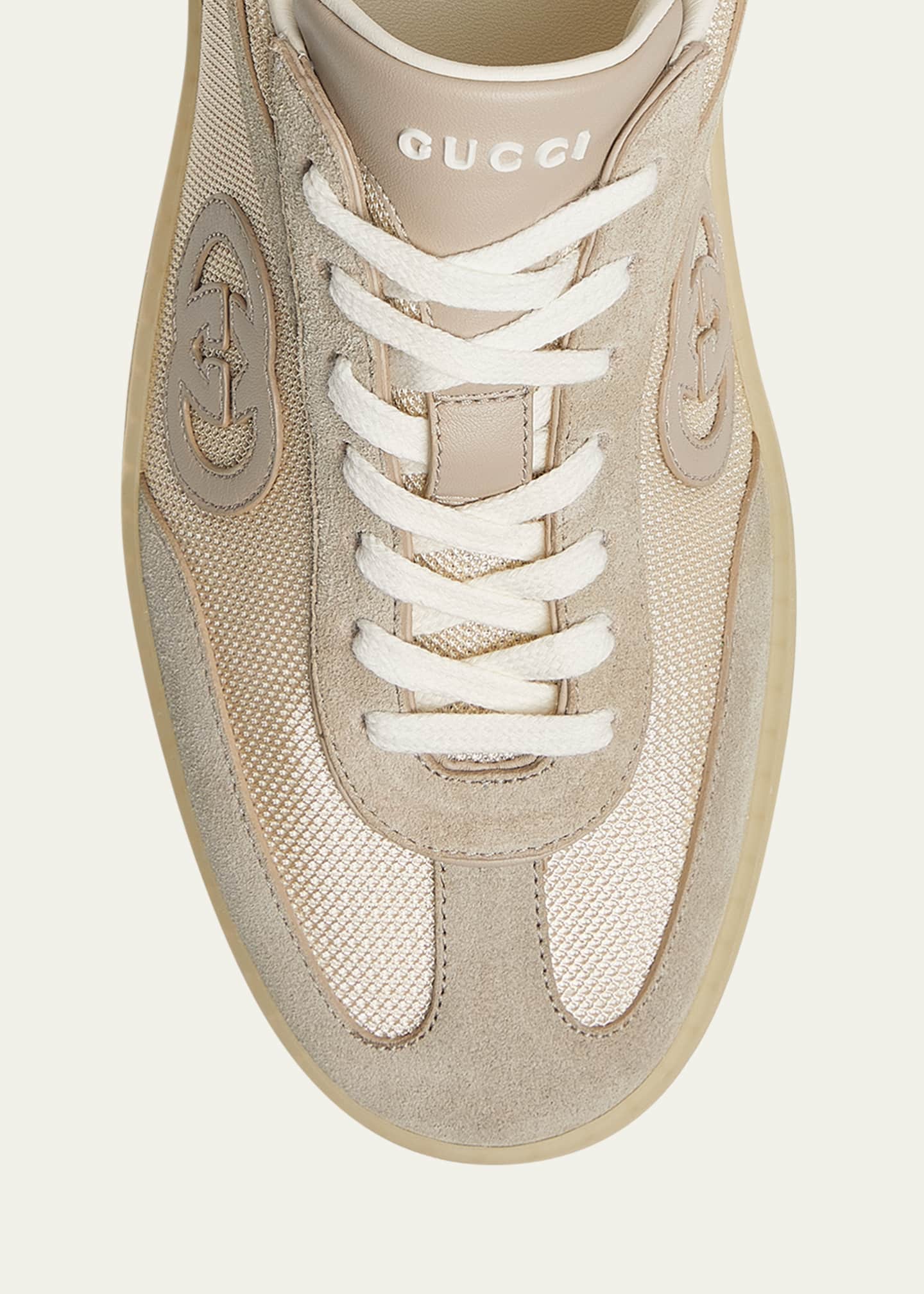 Gucci Men's G74 Interlocking G Low-Top Sneakers Image 3 of 3