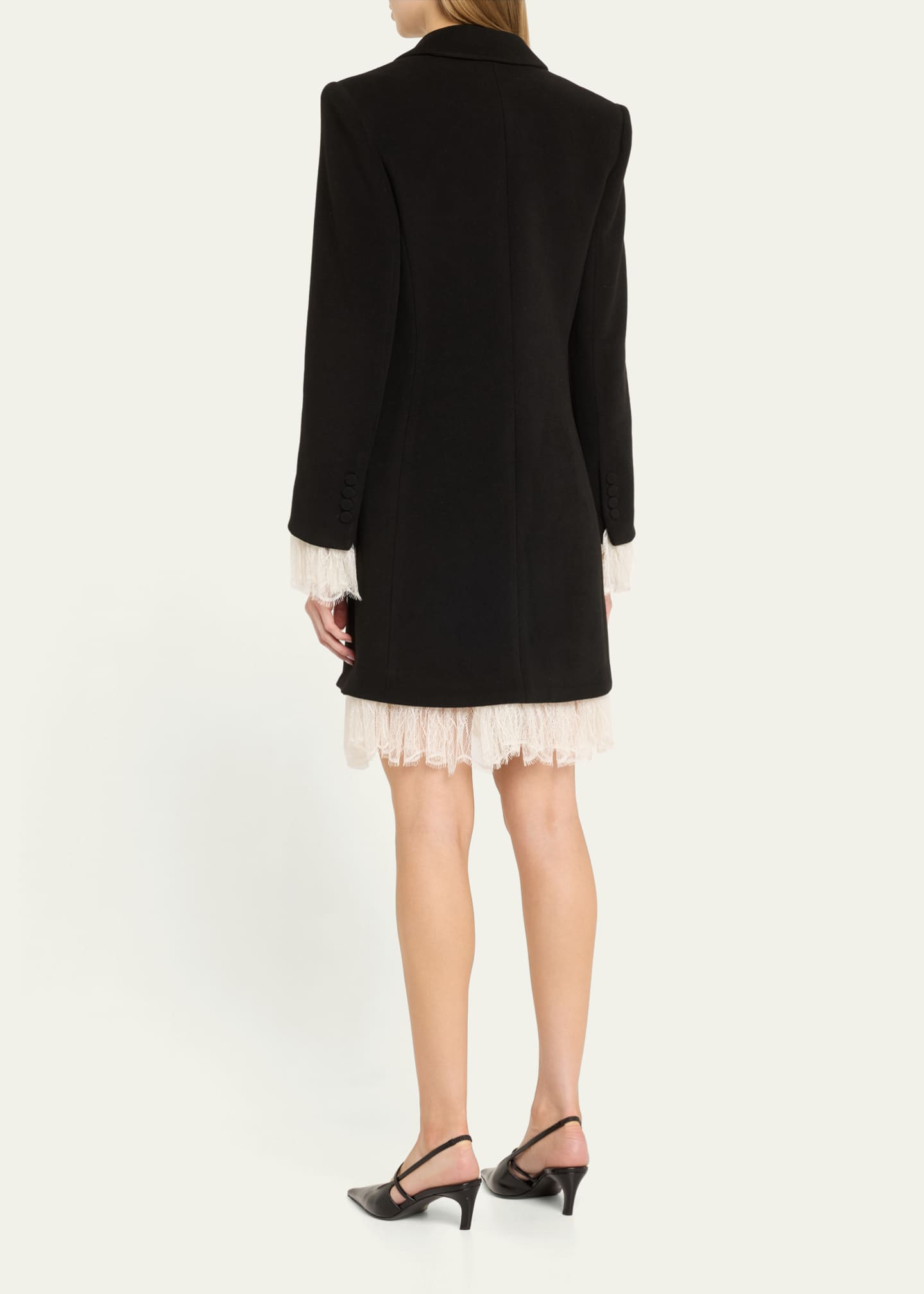 Cinq a Sept Roxie LaceTrim Coat Bergdorf Goodman