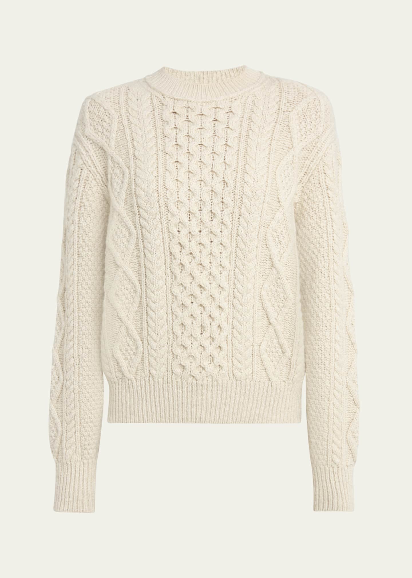 Loro Piana Valduggia Cable Cashmere GG 4 Sweater Image 1 of 5