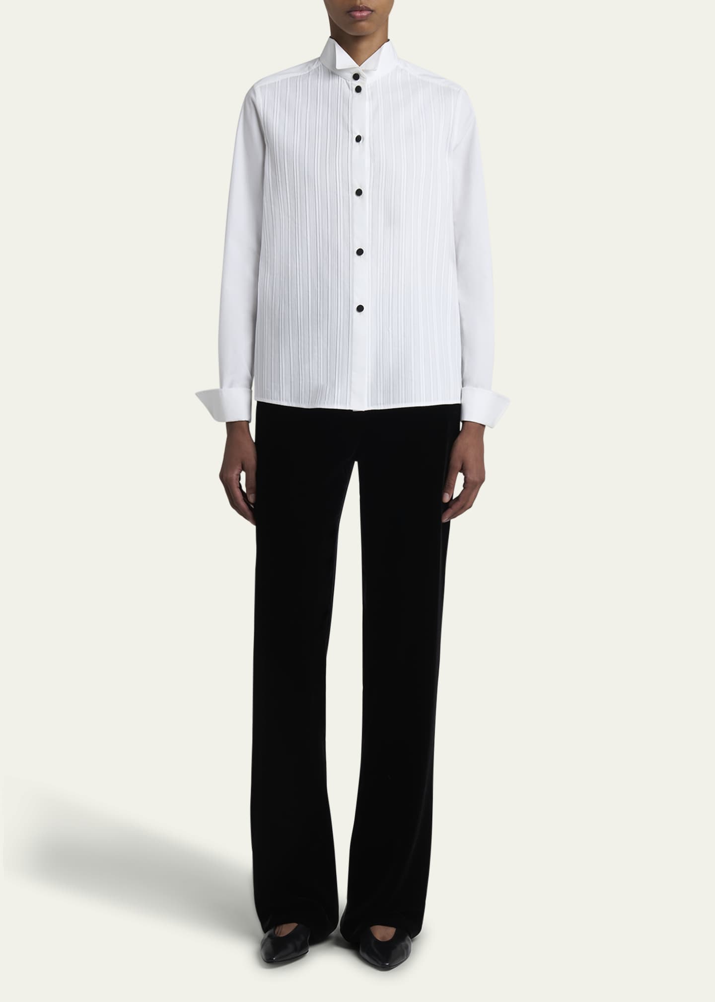 Loro Piana Hadiya Poplin Shirt Tux Image 2 of 5