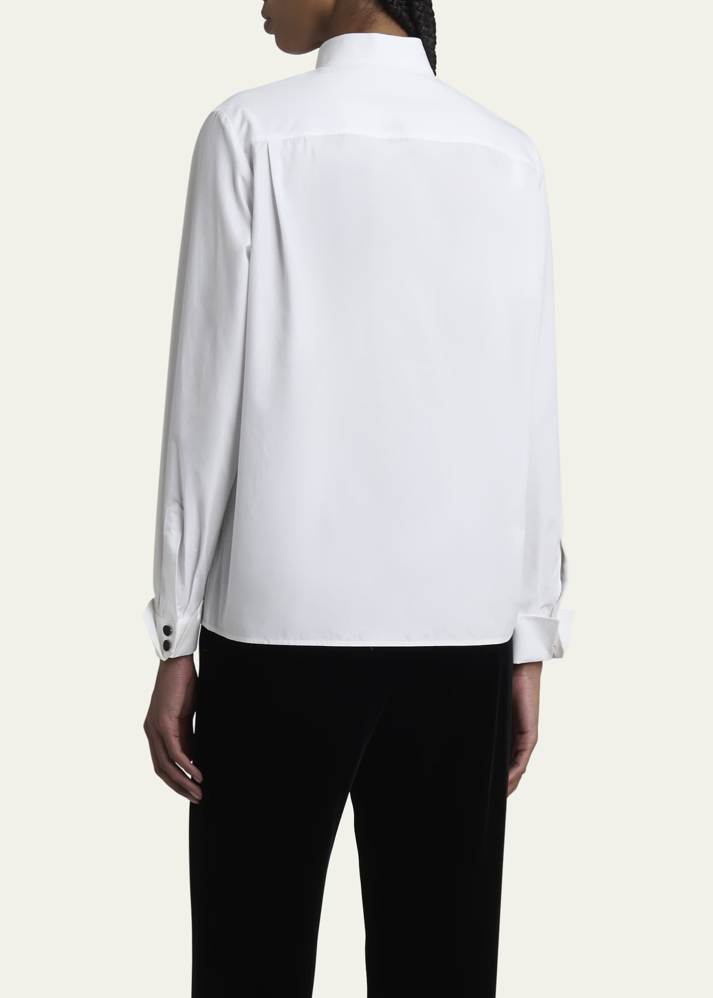 Loro Piana Hadiya Poplin Shirt Tux Image 3 of 5