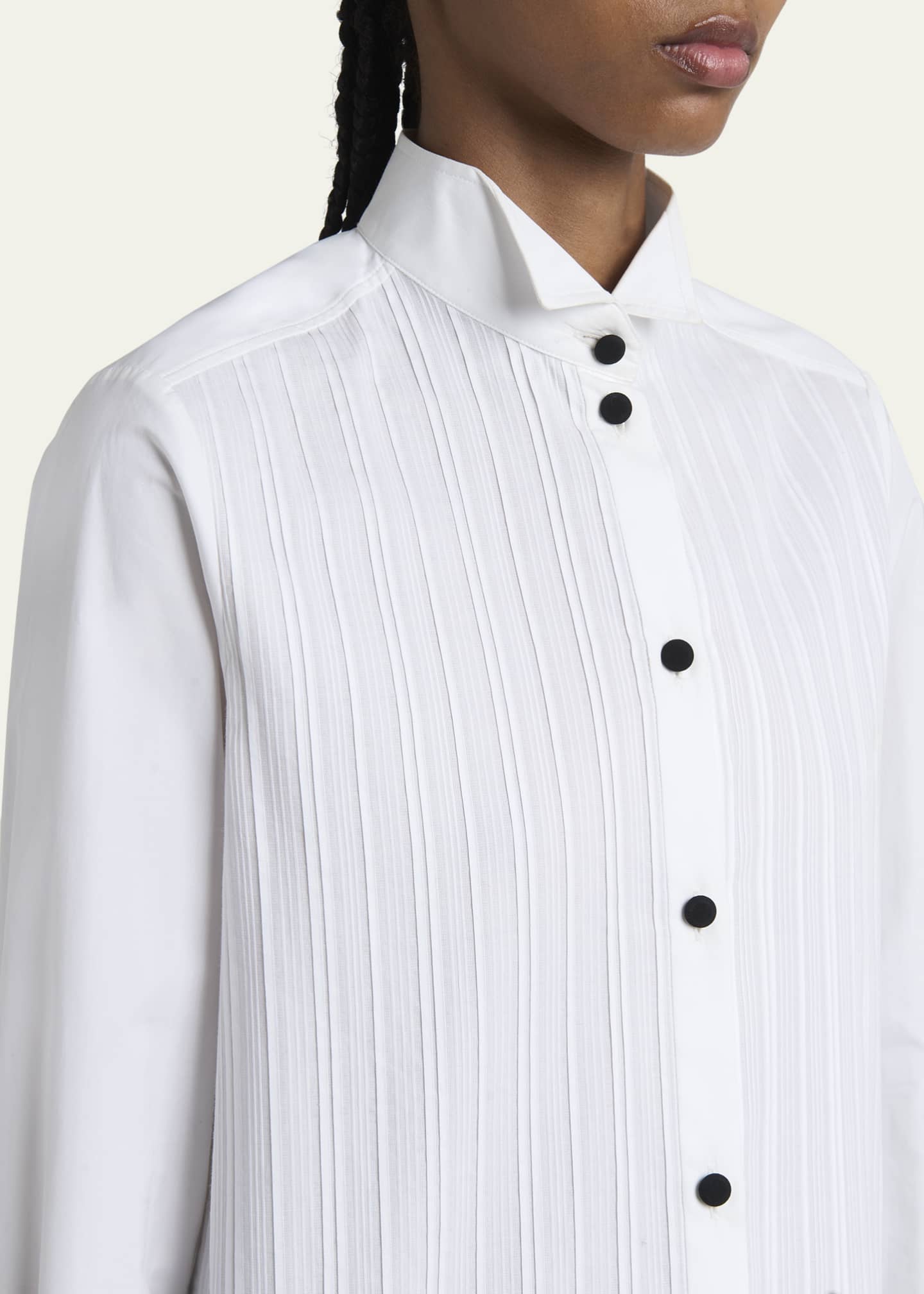 Loro Piana Hadiya Poplin Shirt Tux Image 5 of 5