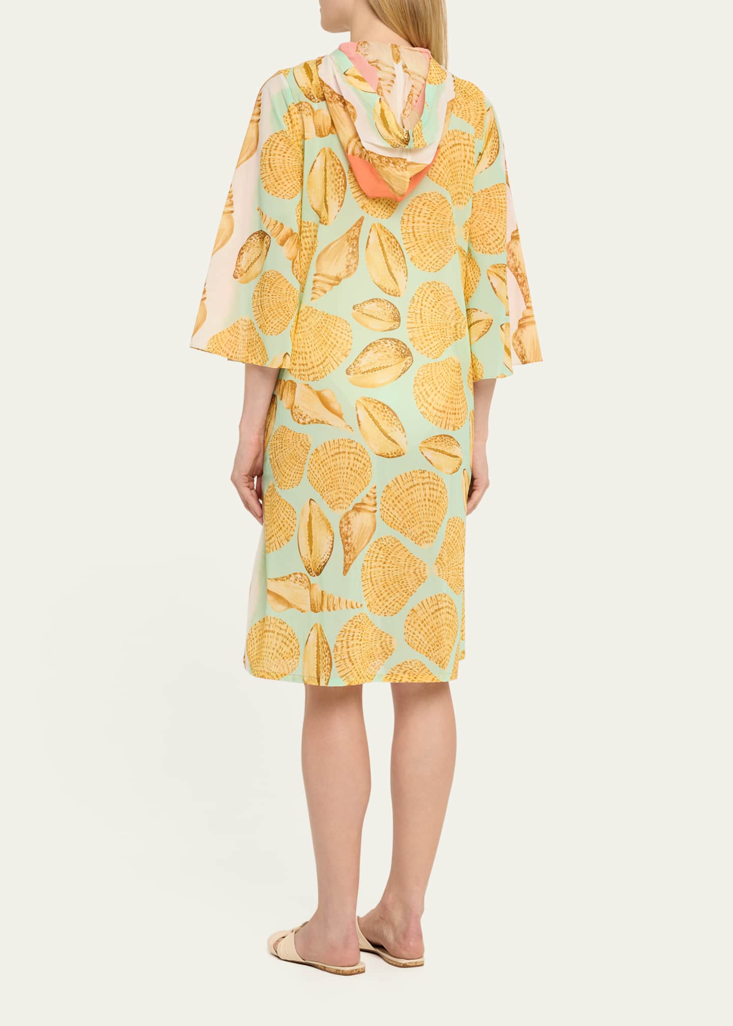 Verandah Shell Stripe Villa Hooded Coverup Image 3 of 5