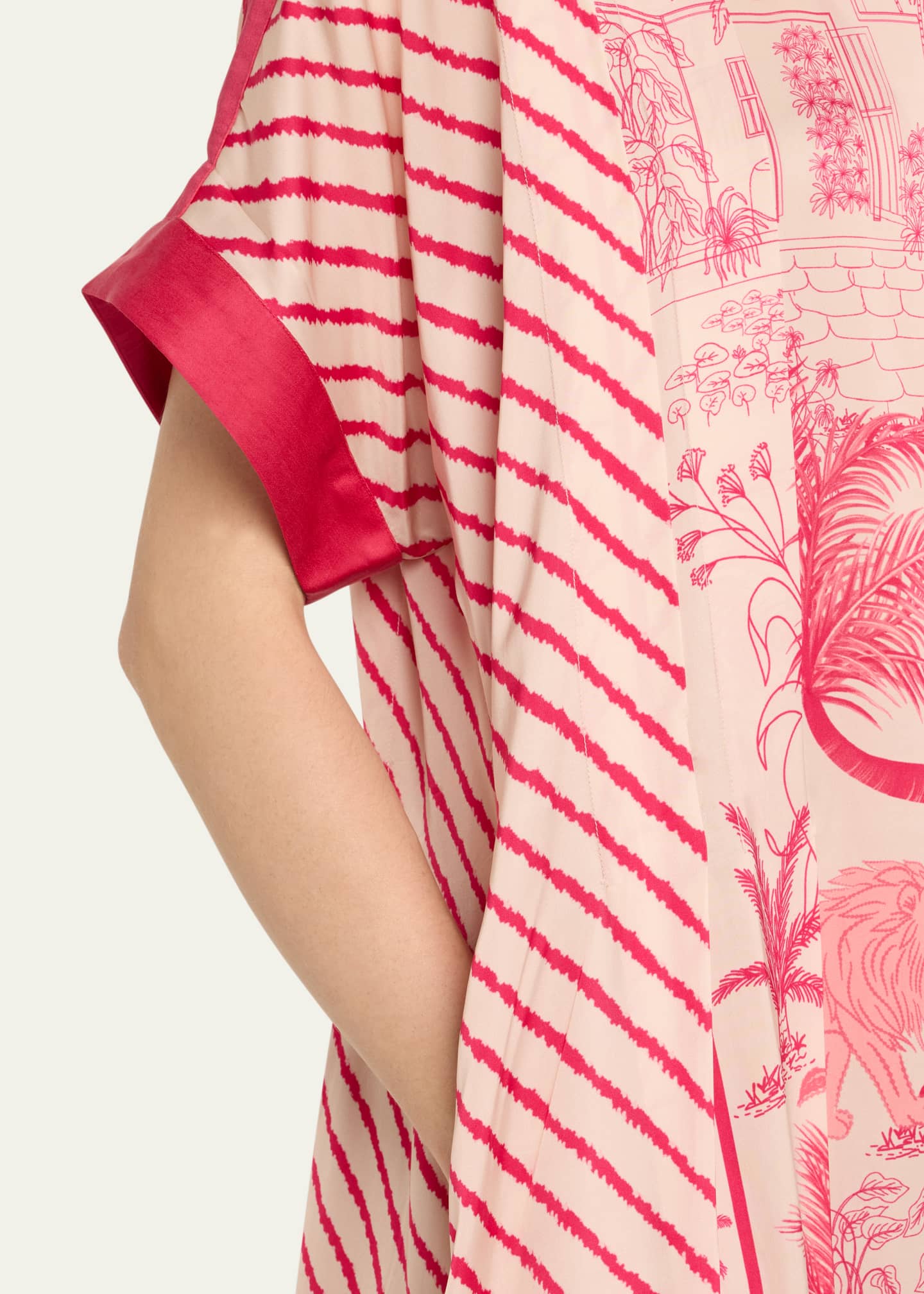 Verandah Lanka Panel Sundowner Kaftan Coverup Image 5 of 5