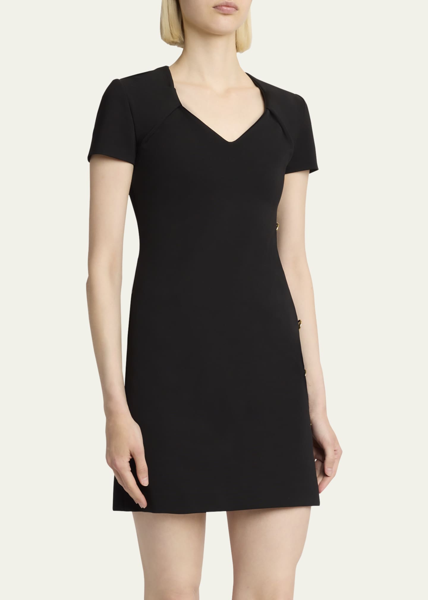 Givenchy Side Button Mini Dress Image 4 of 5