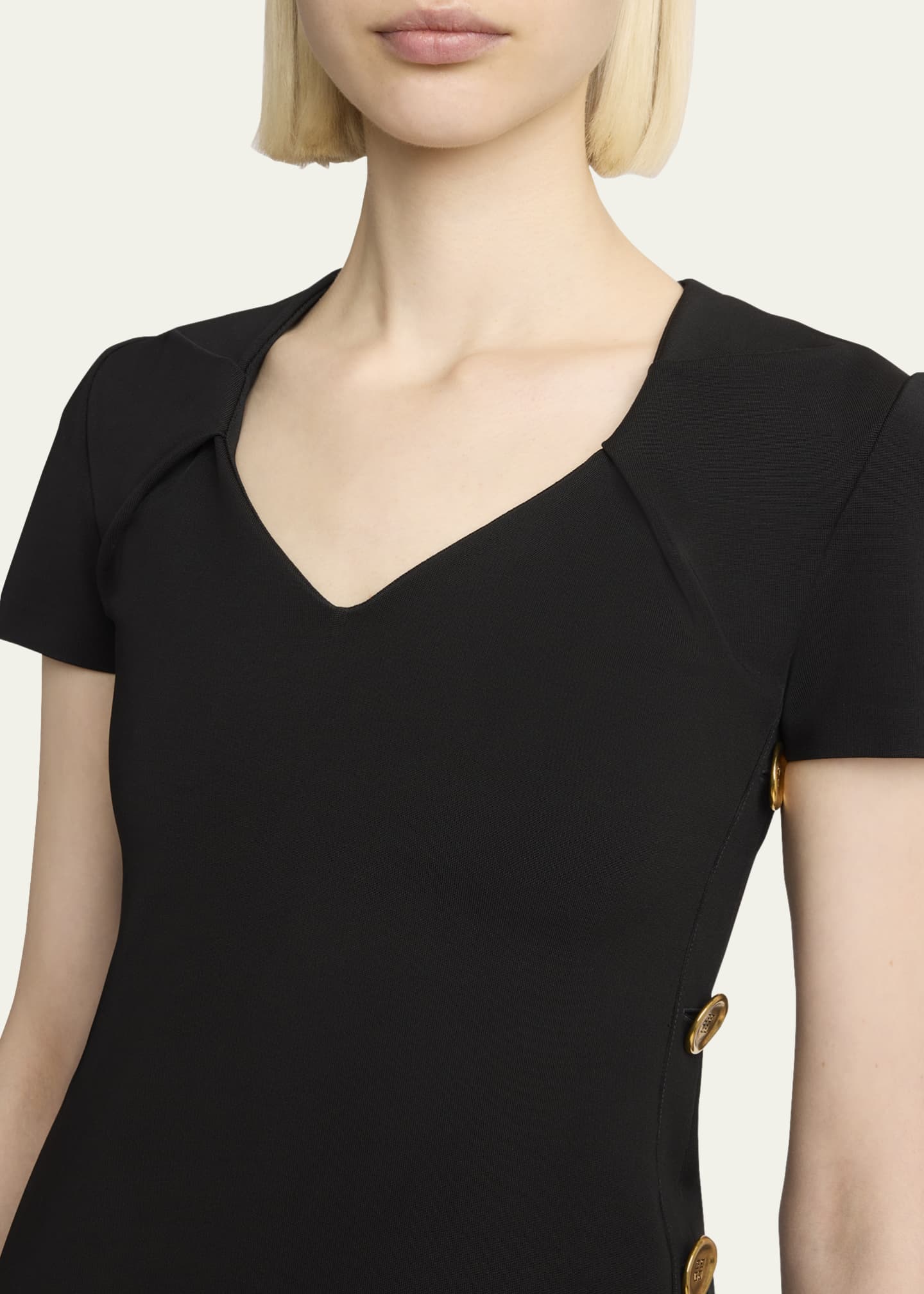 Givenchy Side Button Mini Dress Image 5 of 5