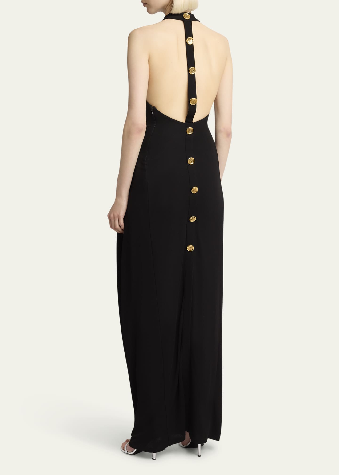 Givenchy Halter Neck Buttoned Back Gown Image 3 of 5