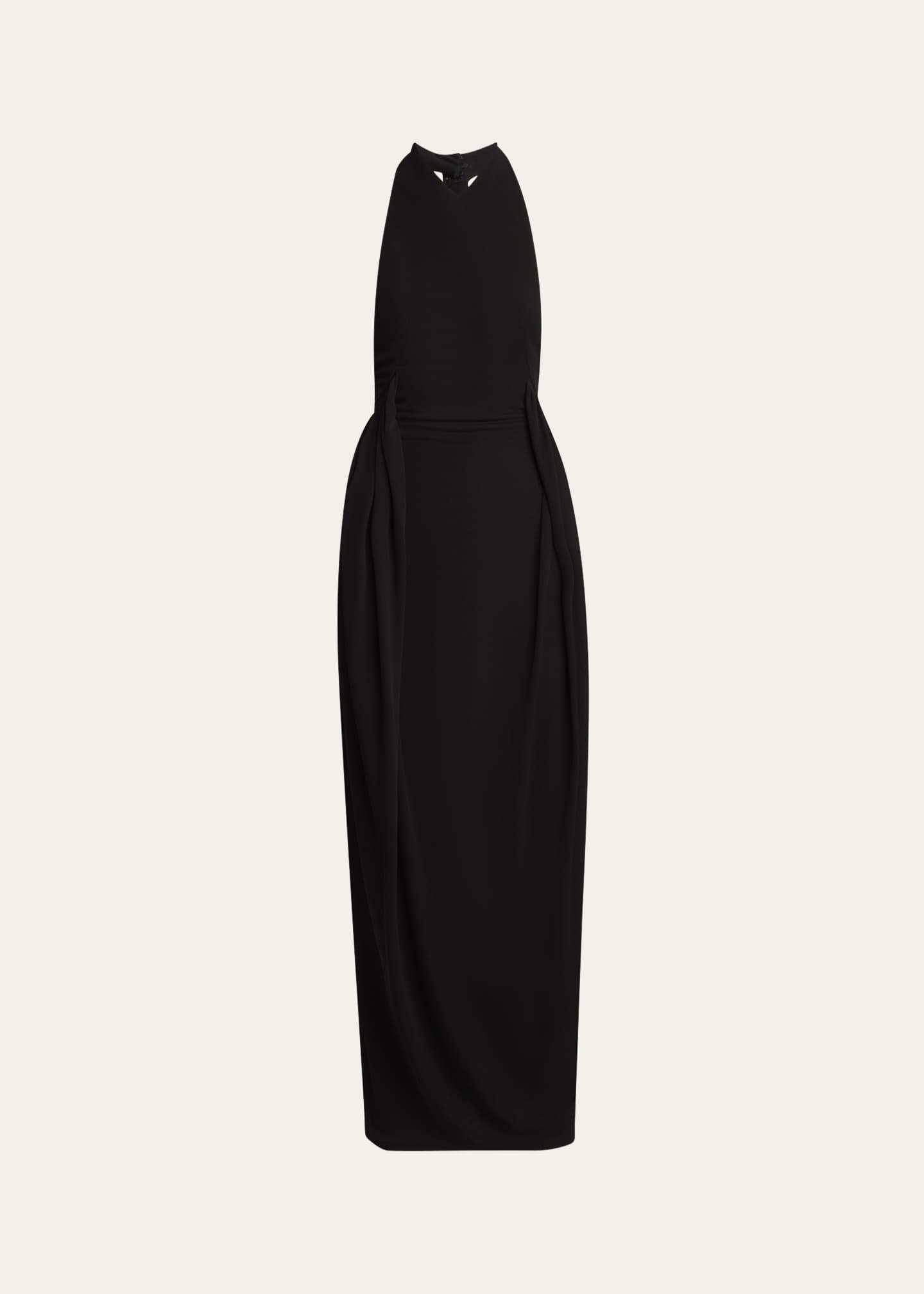 Givenchy Halter Neck Buttoned Back Gown Image 1 of 5