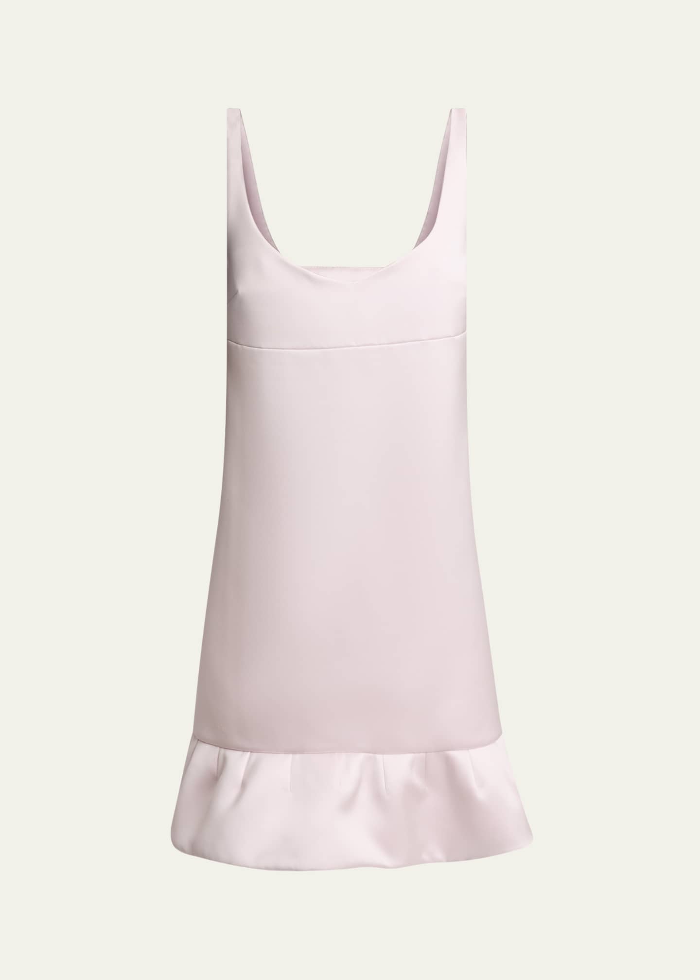 Givenchy Twisted Straps Ruffle Hem Mini Dress Image 1 of 5