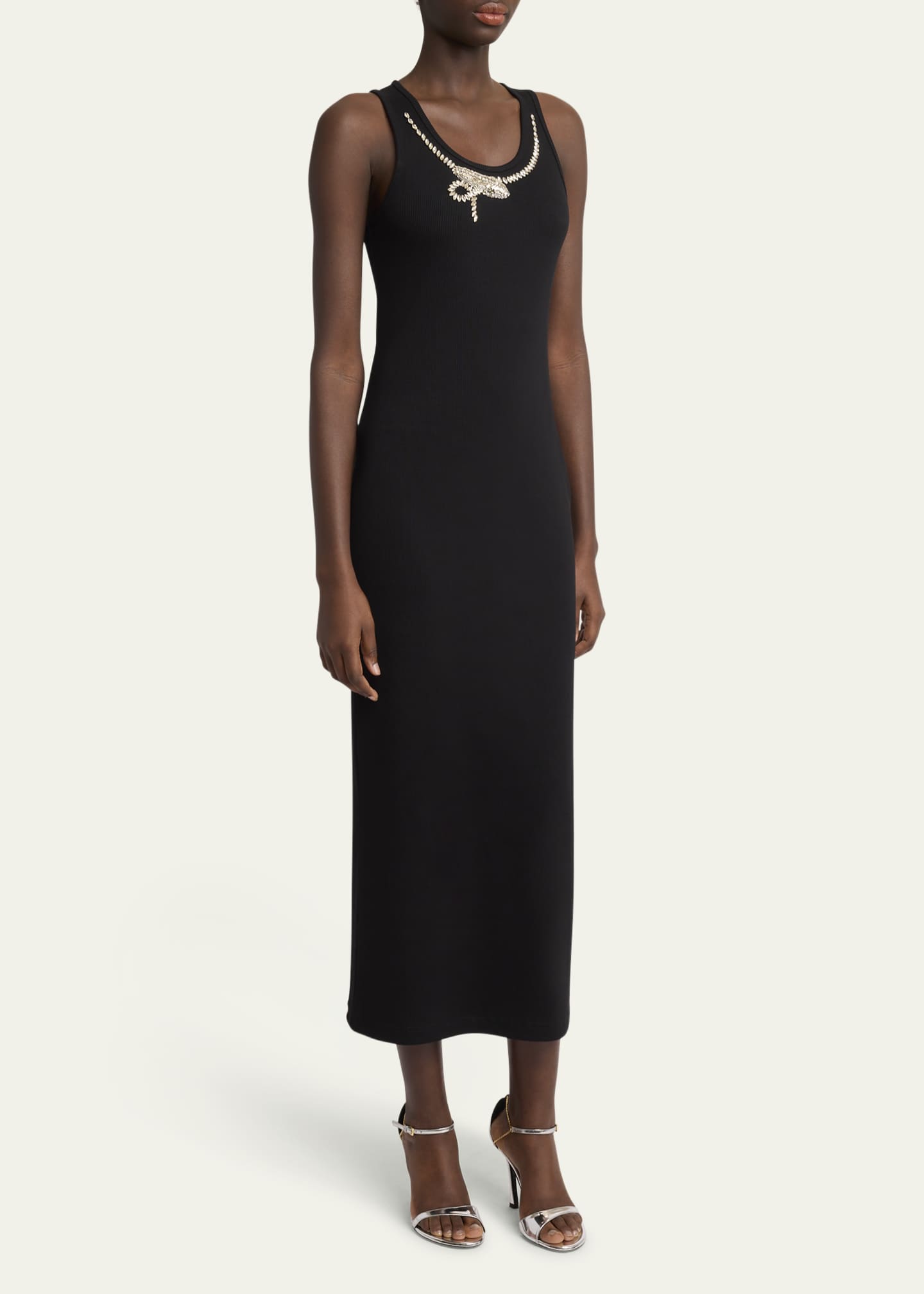 Givenchy Snake Crystal Tank Dress Image 4 of 5