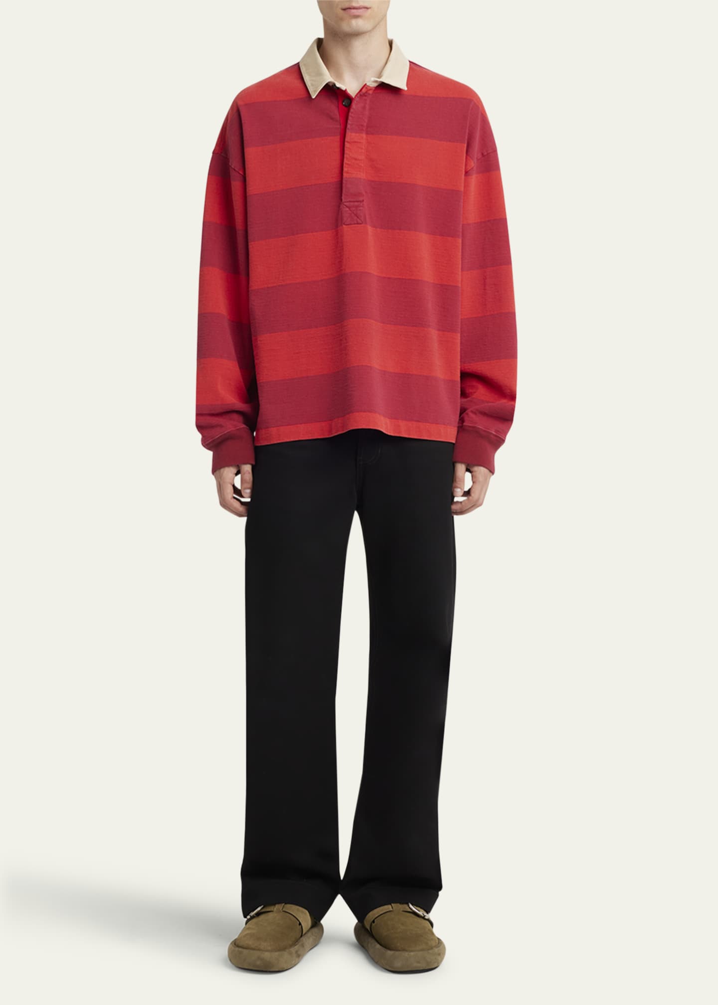 McQueen Men's Oversized Rugby Polo Shirt Image 2 of 5