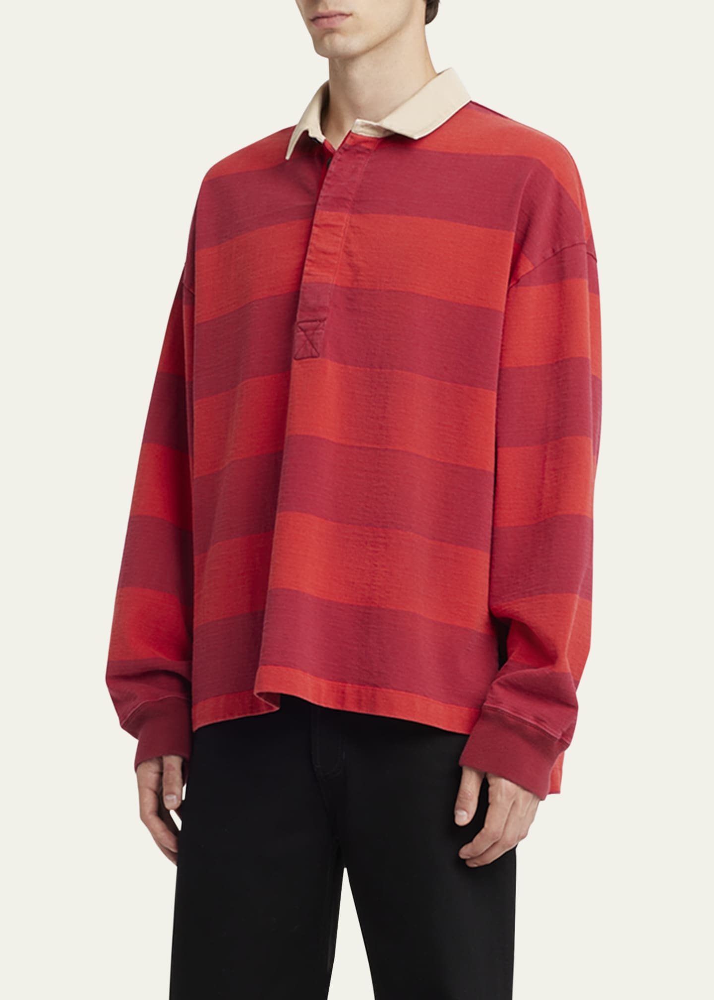 McQueen Men's Oversized Rugby Polo Shirt Image 4 of 5