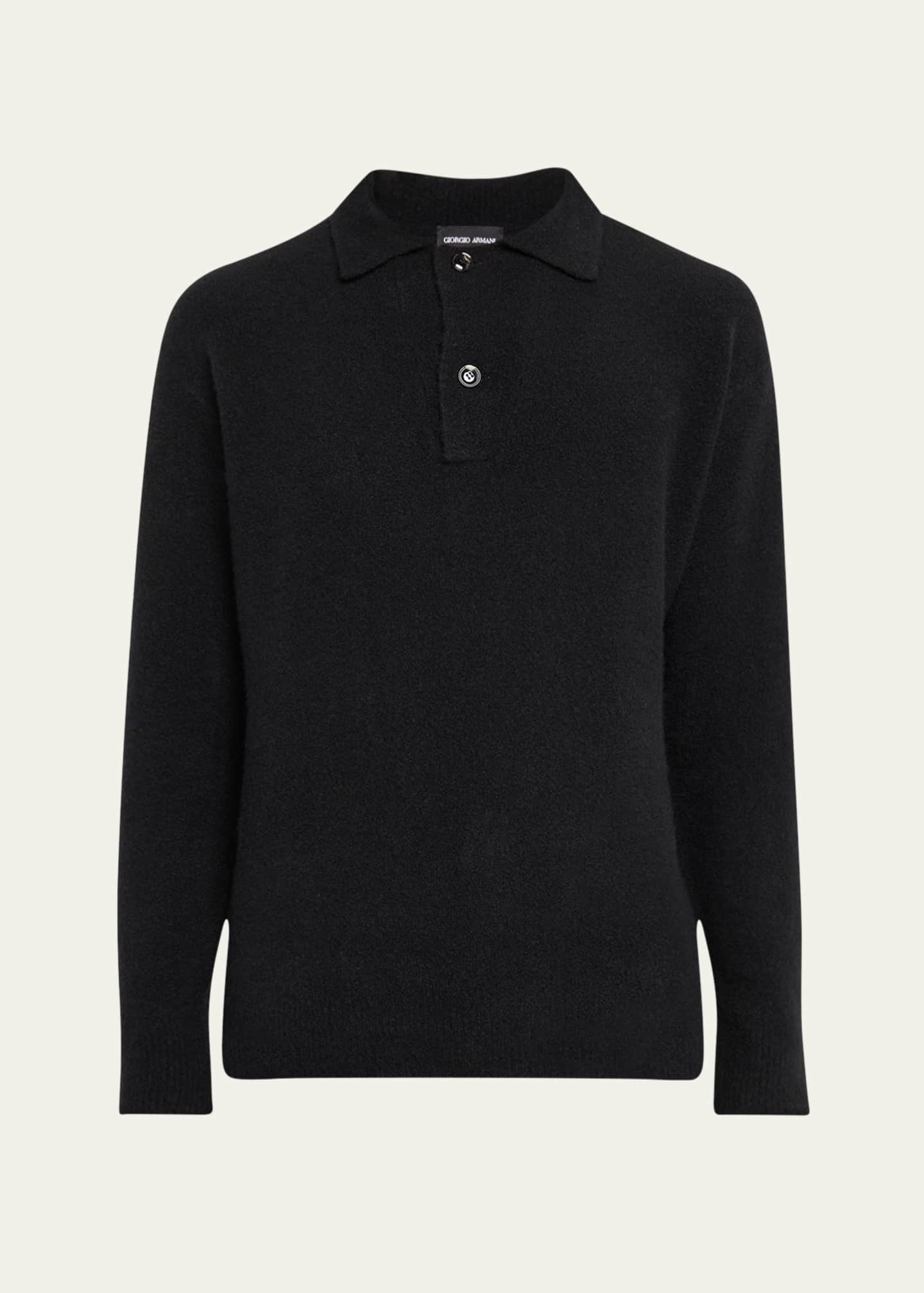 Giorgio Armani Men's Madison Capsule Polo Sweater Image 1 of 5