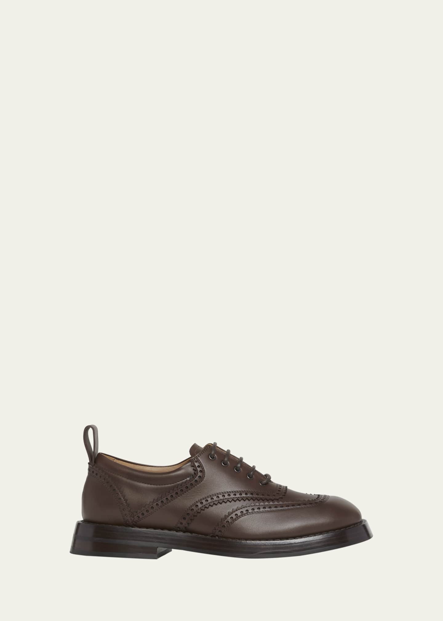 McQueen Men's Brogue Leather Oxfords Image 1 of 5