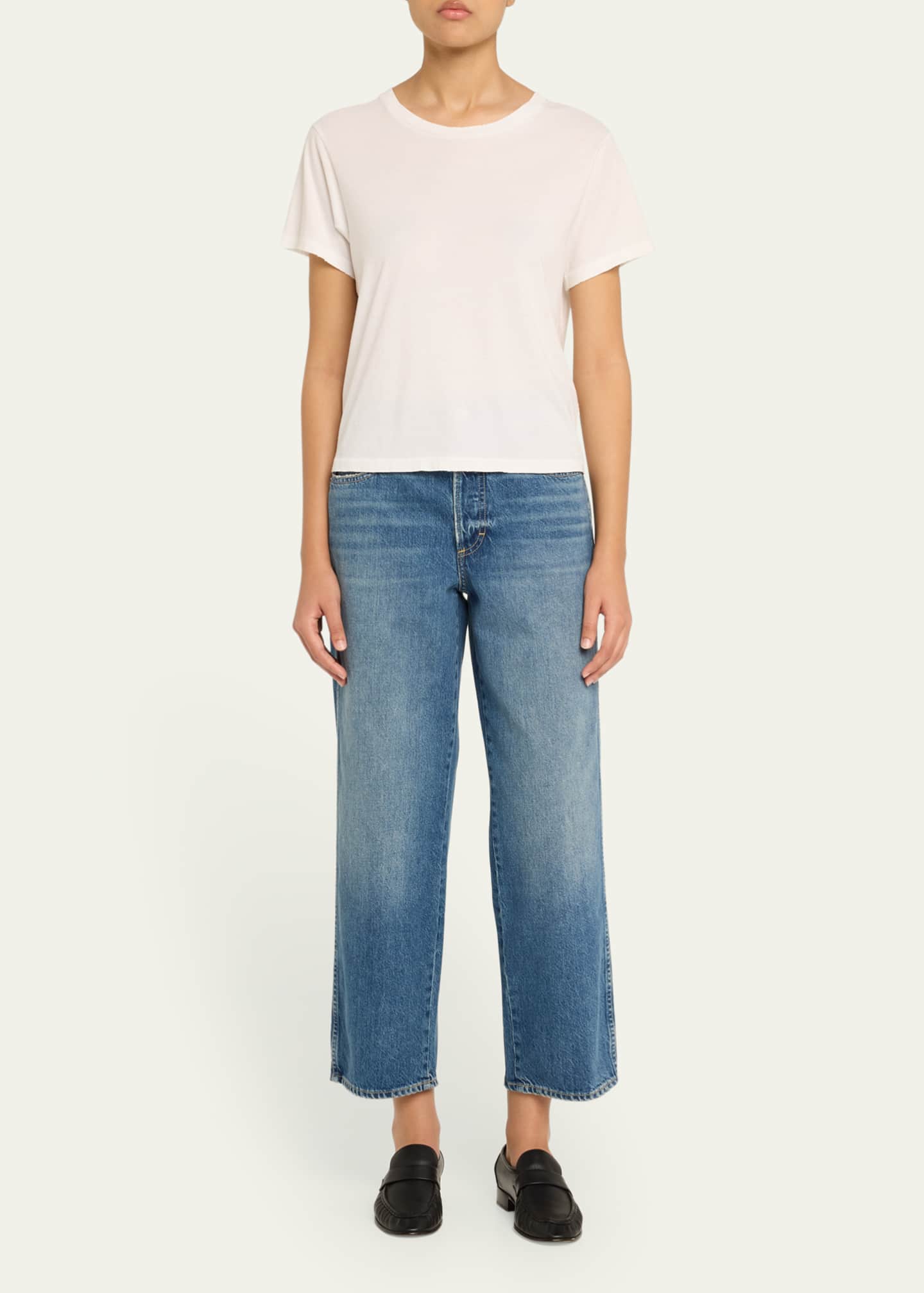 AMO Denim Hattie Straight Ankle Jeans Image 2 of 5