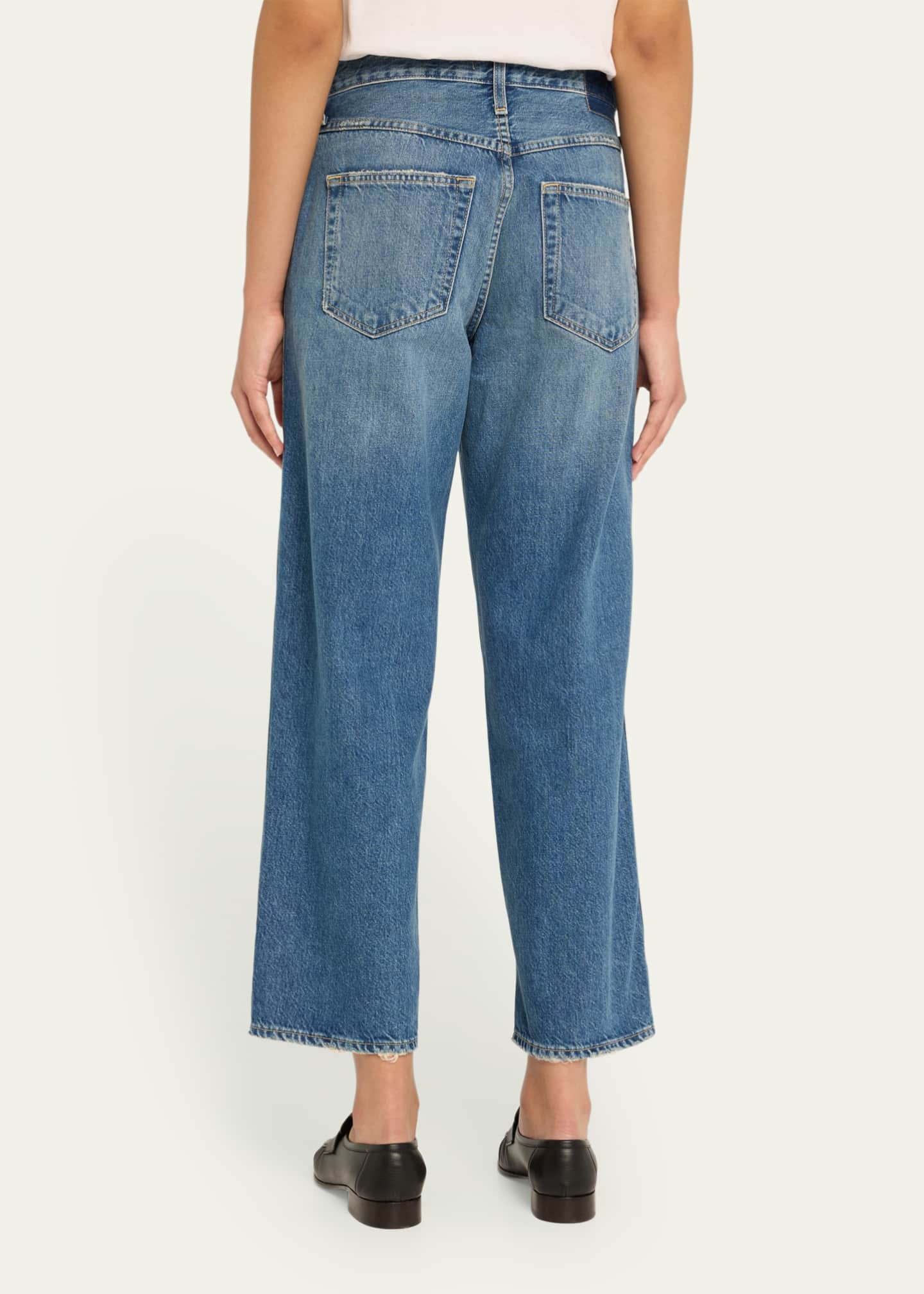 AMO Denim Hattie Straight Ankle Jeans Image 3 of 5