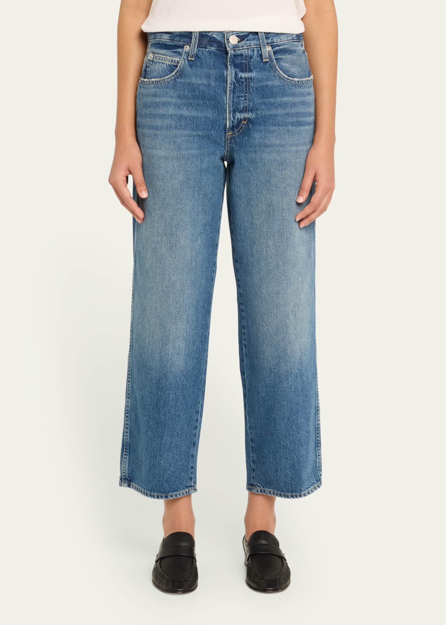 AMO Denim Hattie Straight Ankle Jeans Image 4 of 5