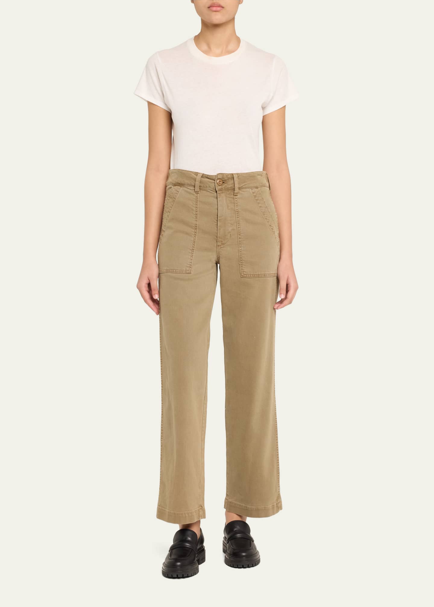 AMO Denim Slouchy Army Cargo Pants Image 2 of 5