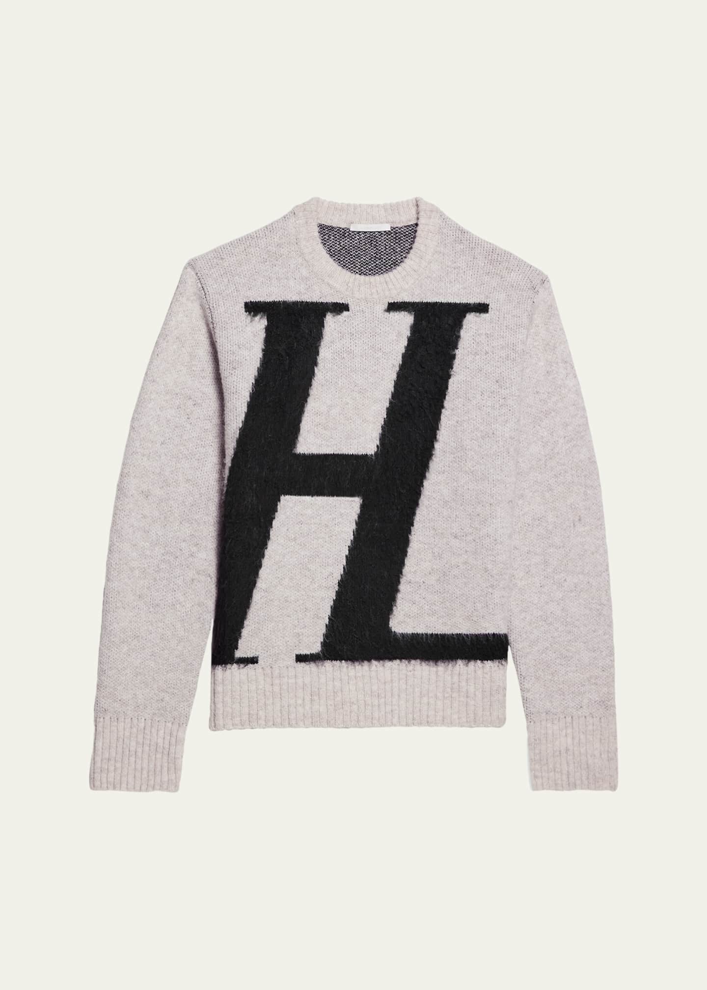 Helmut Lang Men's Oversized Logo Sweater Image 1 of 5