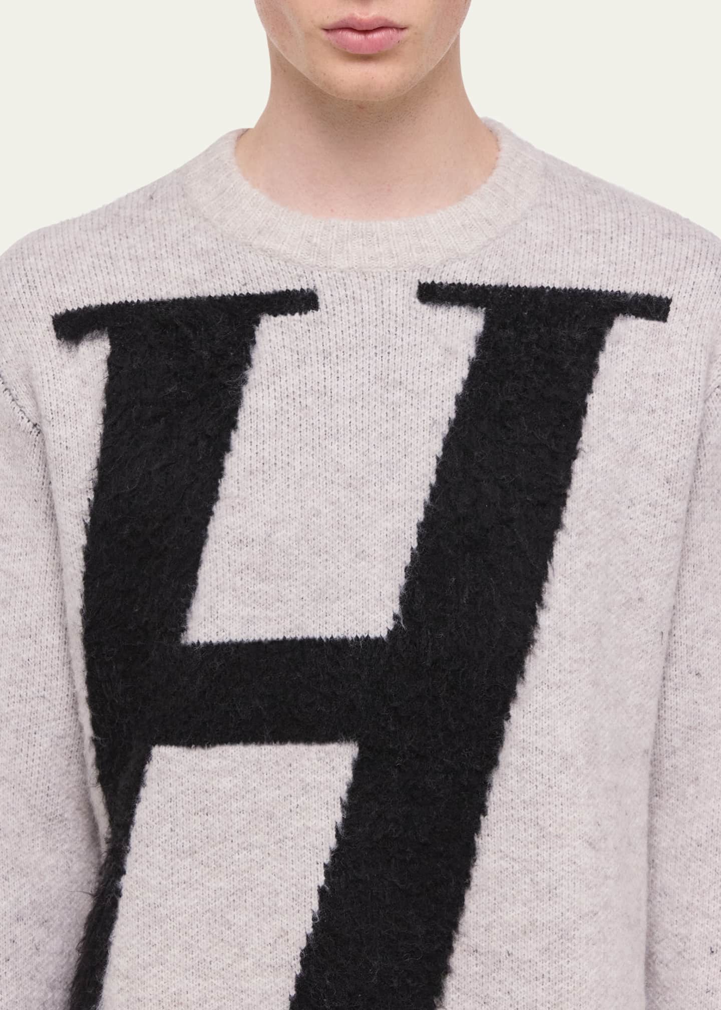 Helmut Lang Men's Oversized Logo Sweater Image 5 of 5