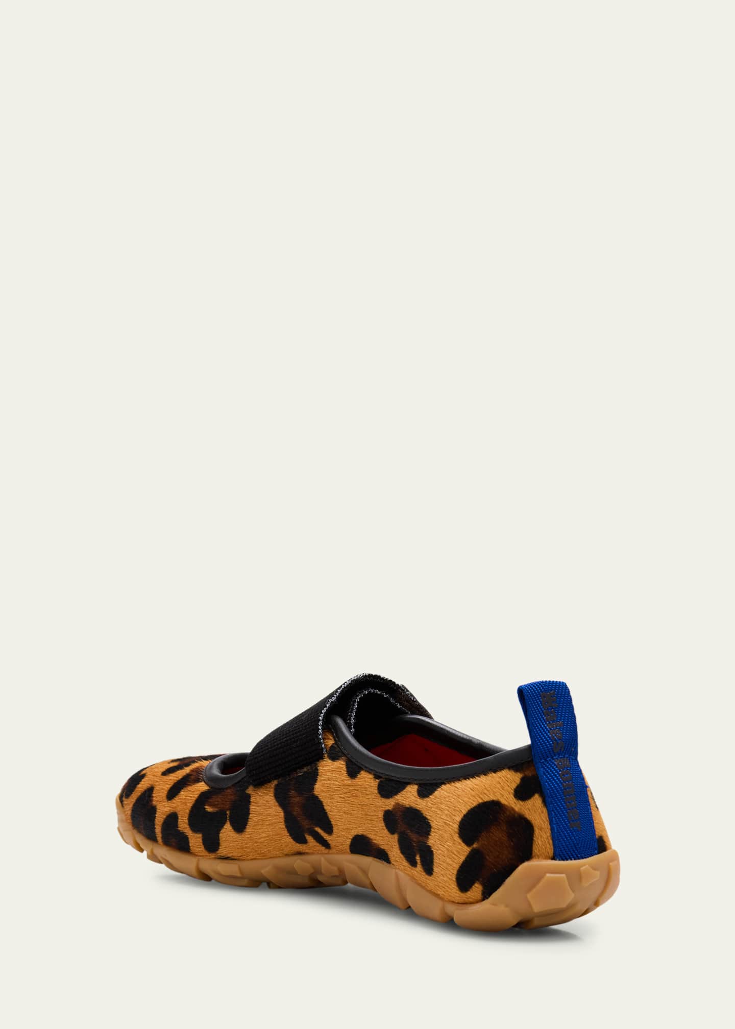 Wales Bonner Leopard Mary Jane Ballerina Sneakers Image 2 of 4