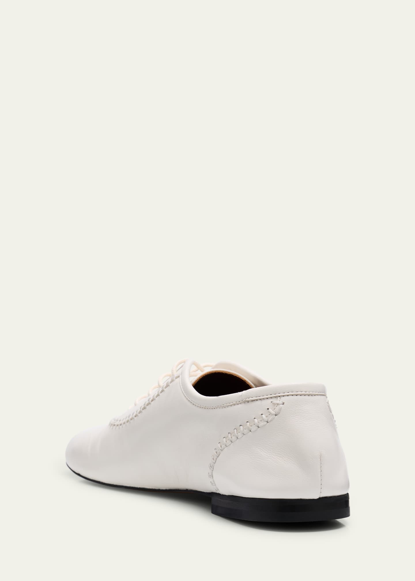 Wales Bonner Lambskin Stitch Lace-Up Loafers Image 2 of 4