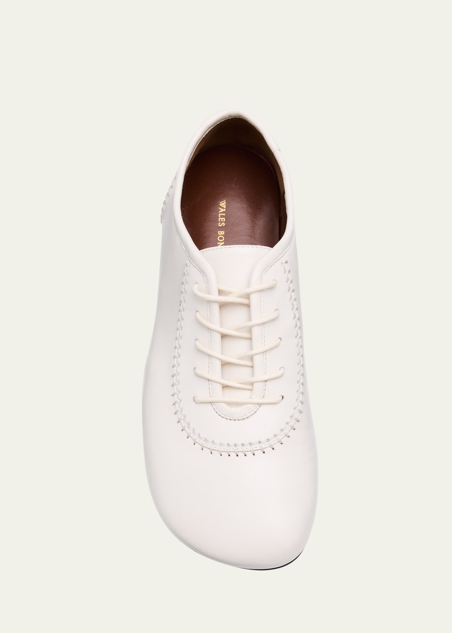 Wales Bonner Lambskin Stitch Lace-Up Loafers Image 4 of 4
