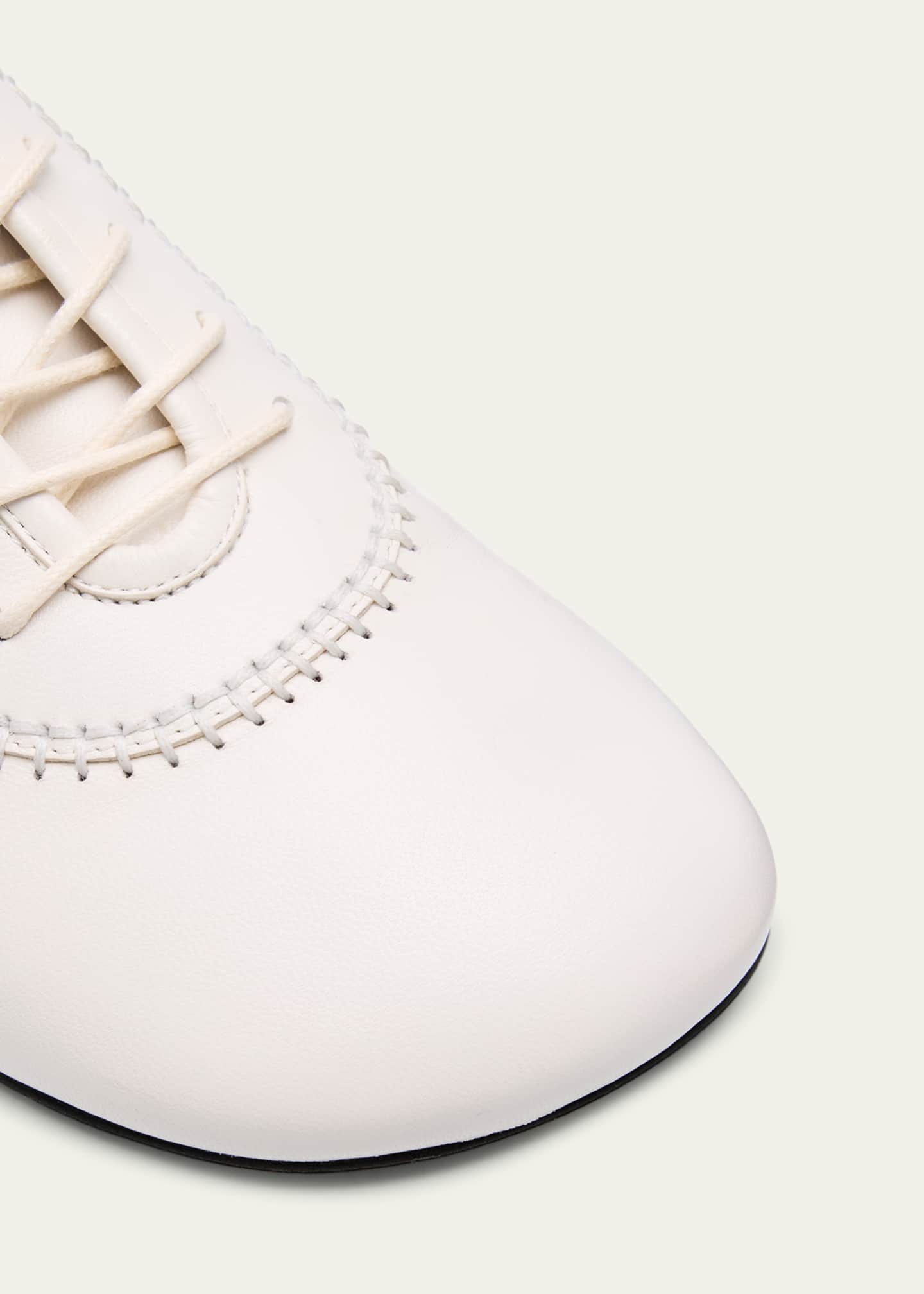 Wales Bonner Lambskin Stitch Lace-Up Loafers Image 3 of 4