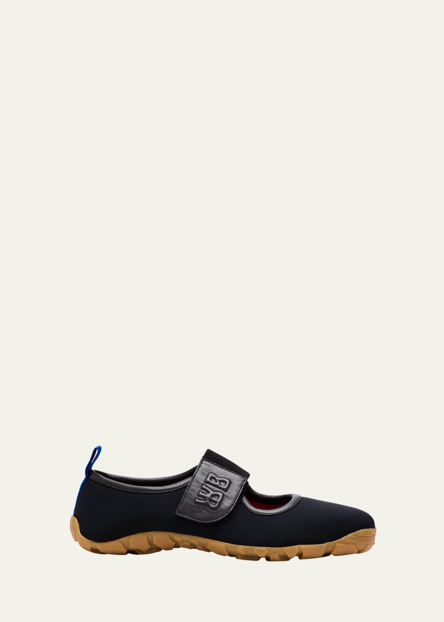 Wales Bonner Fabric Mary Jane Grip Sneakers Image 1 of 4