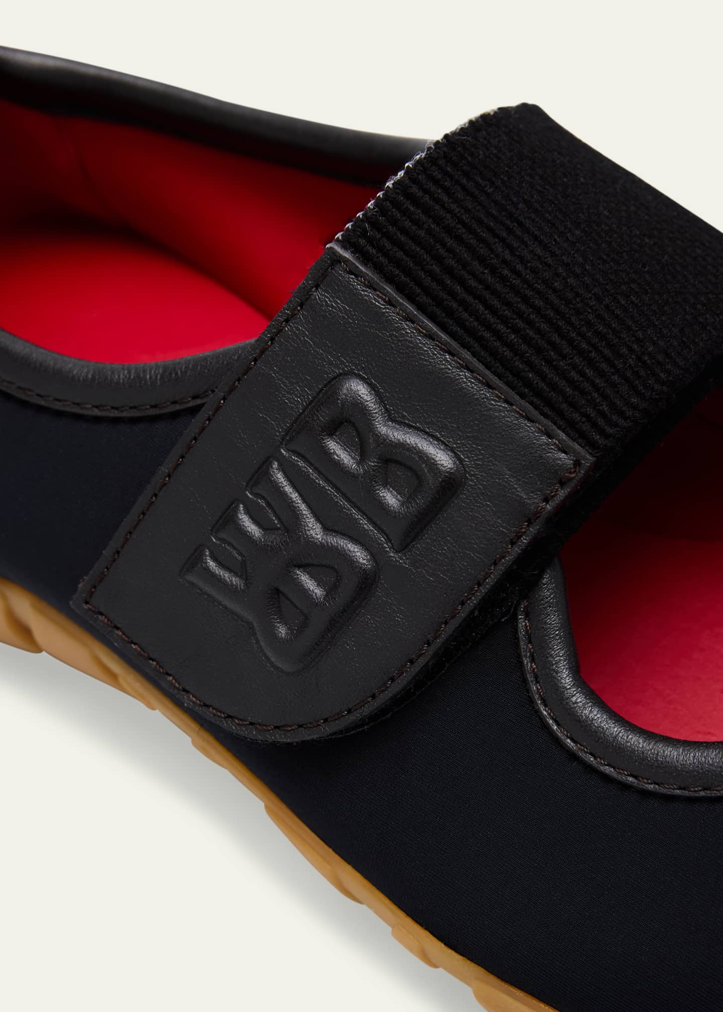 Wales Bonner Fabric Mary Jane Grip Sneakers Image 3 of 4