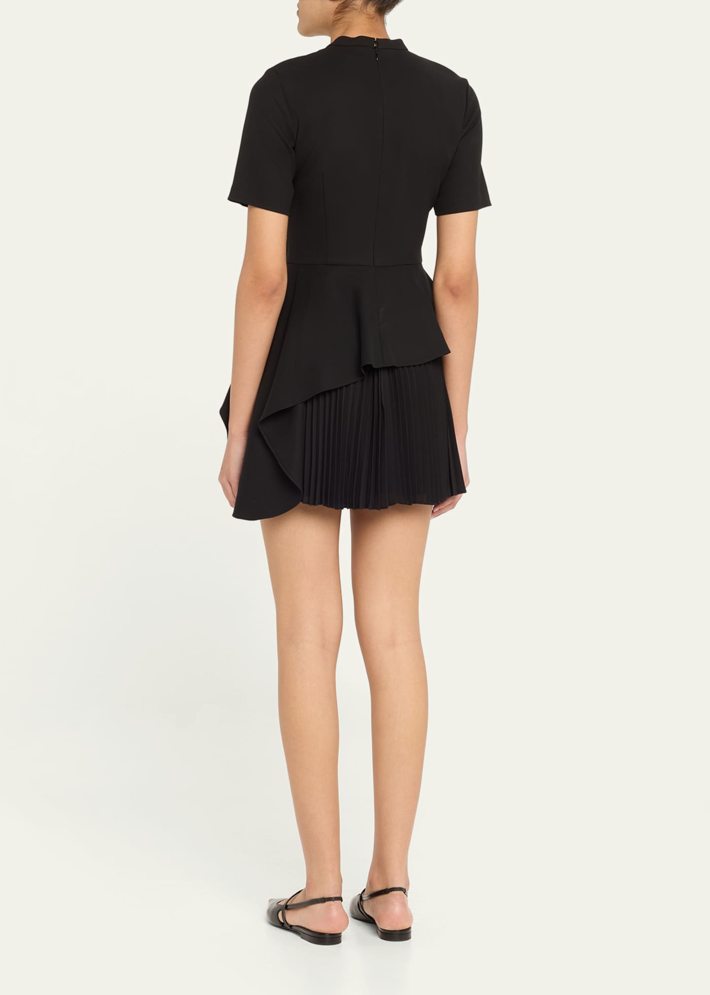 Surry Short-Sleeve Mini Dress - Thumbnail 3