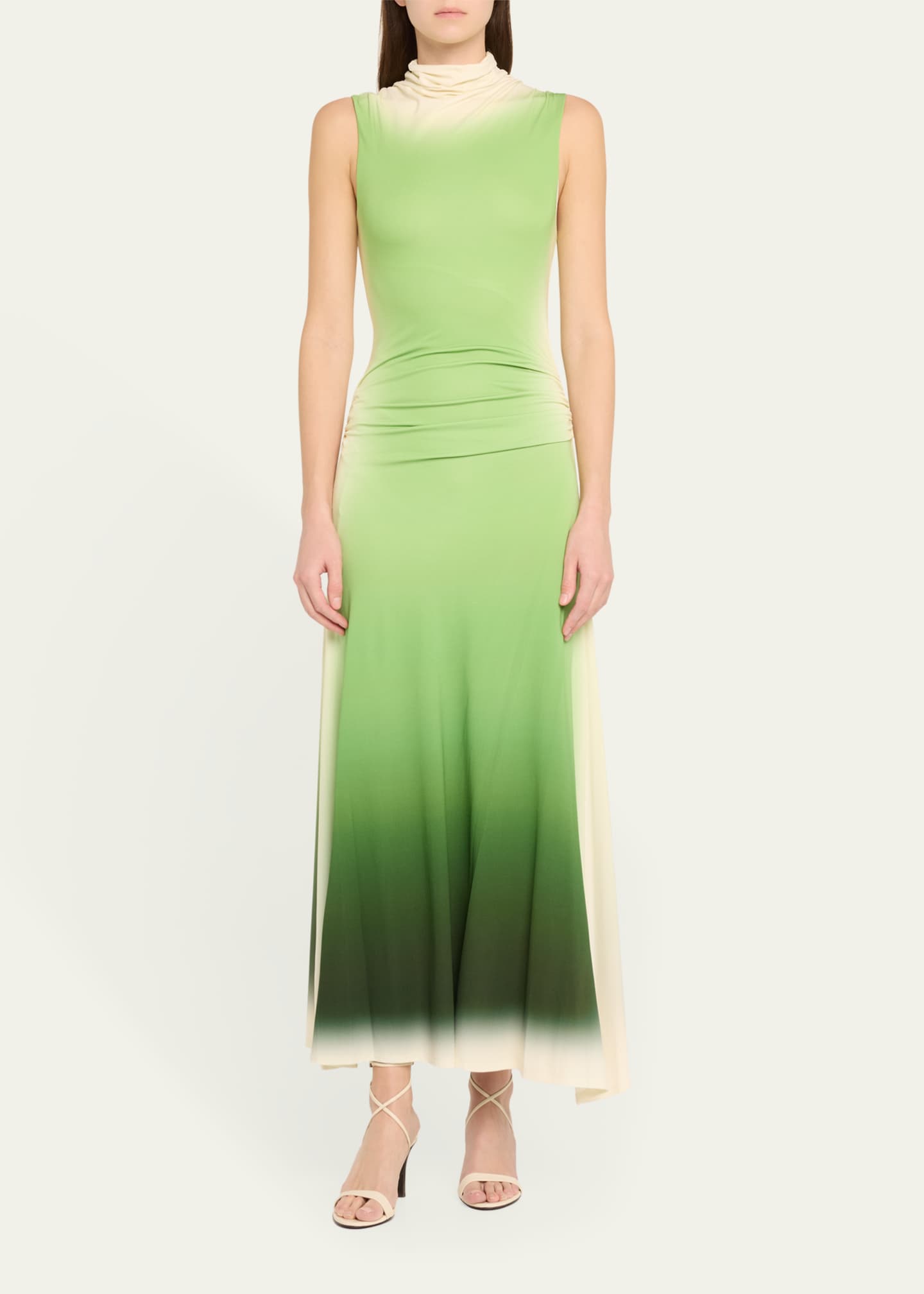 SIMKHAI Aldina Sleeveless Jersey Midi Dress Image 2 of 5
