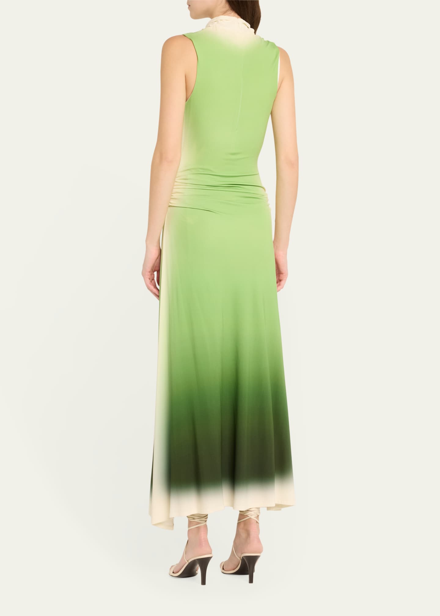 SIMKHAI Aldina Sleeveless Jersey Midi Dress Image 3 of 5