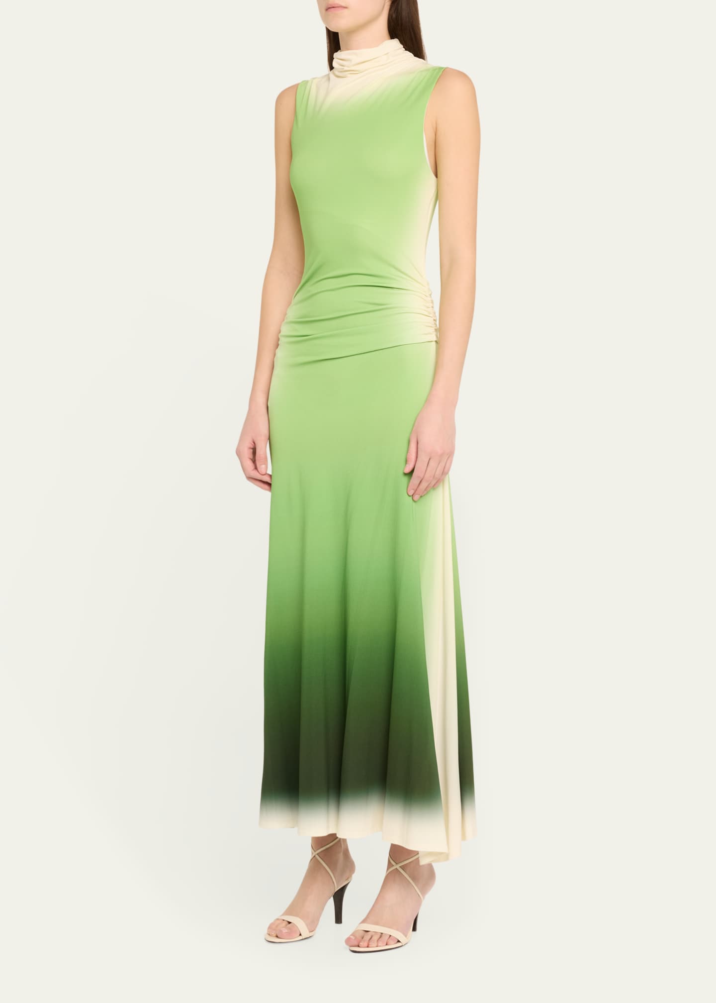 SIMKHAI Aldina Sleeveless Jersey Midi Dress Image 4 of 5