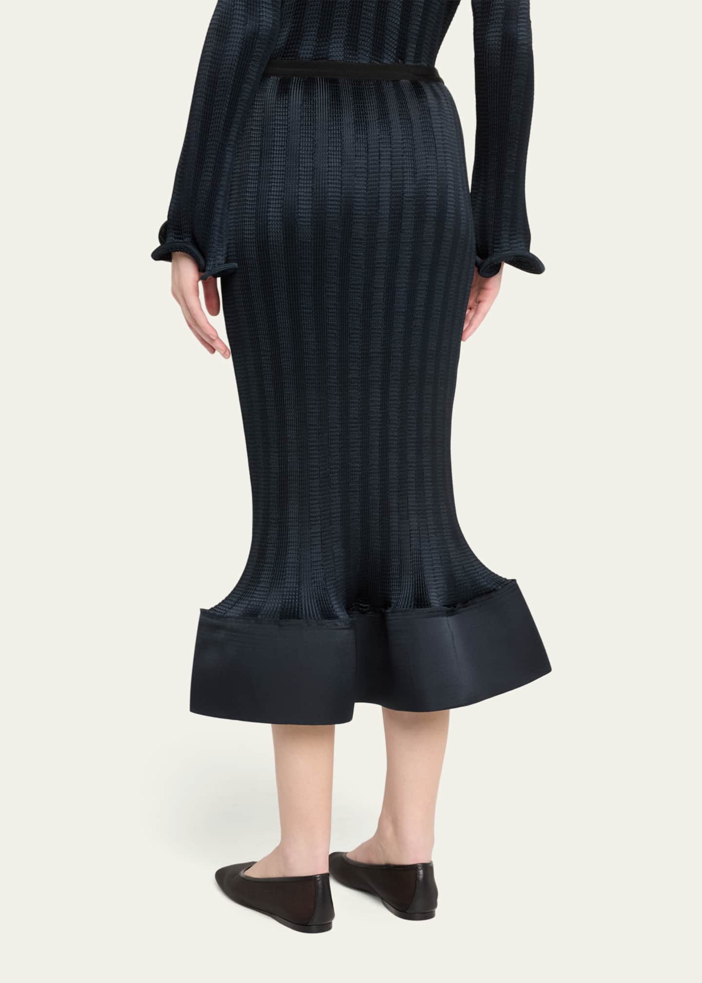 SIMKHAI Hollis Midi Skirt Image 3 of 5