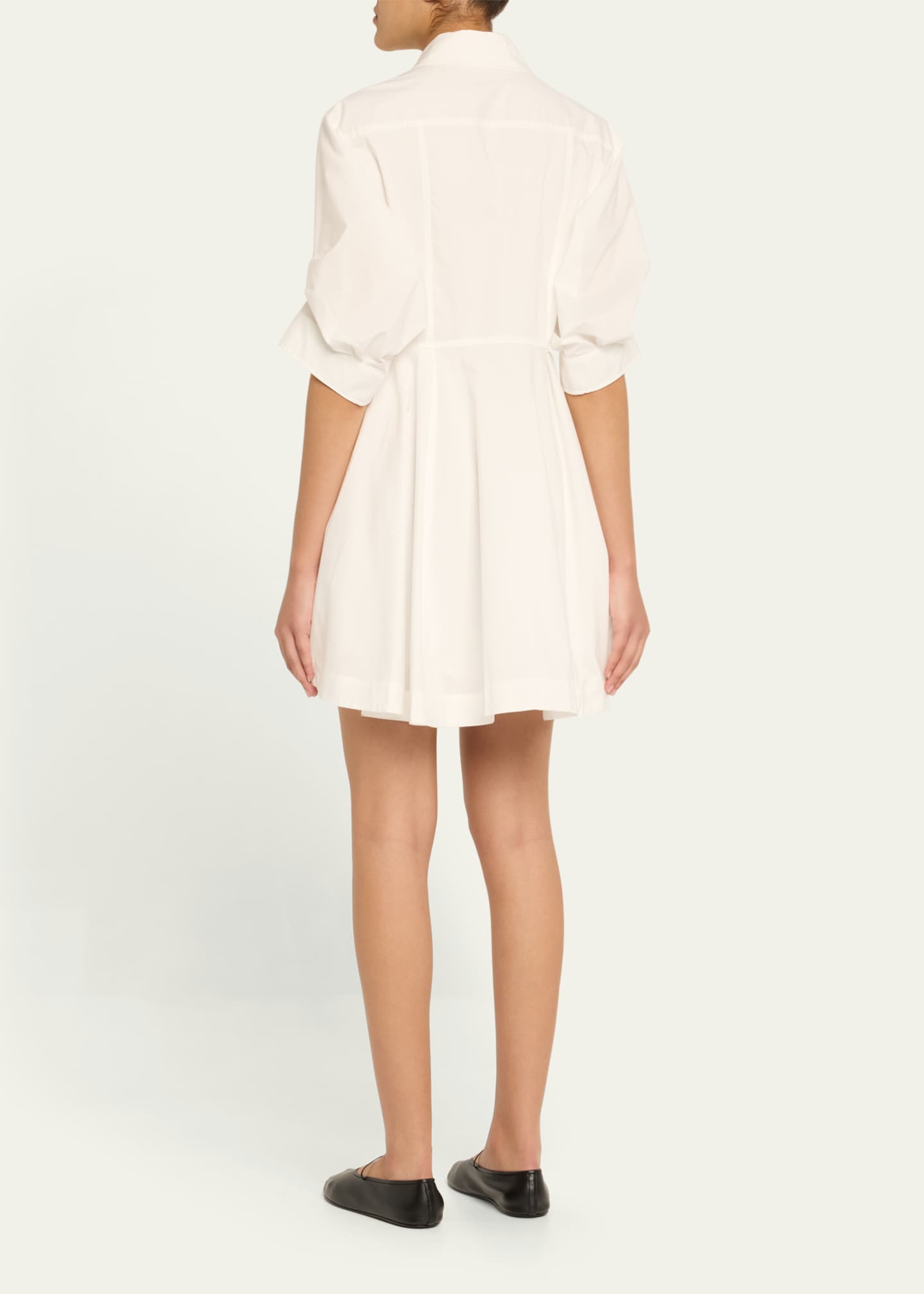 SIMKHAI Jazzie Short-Sleeve Mini Dress Image 3 of 5