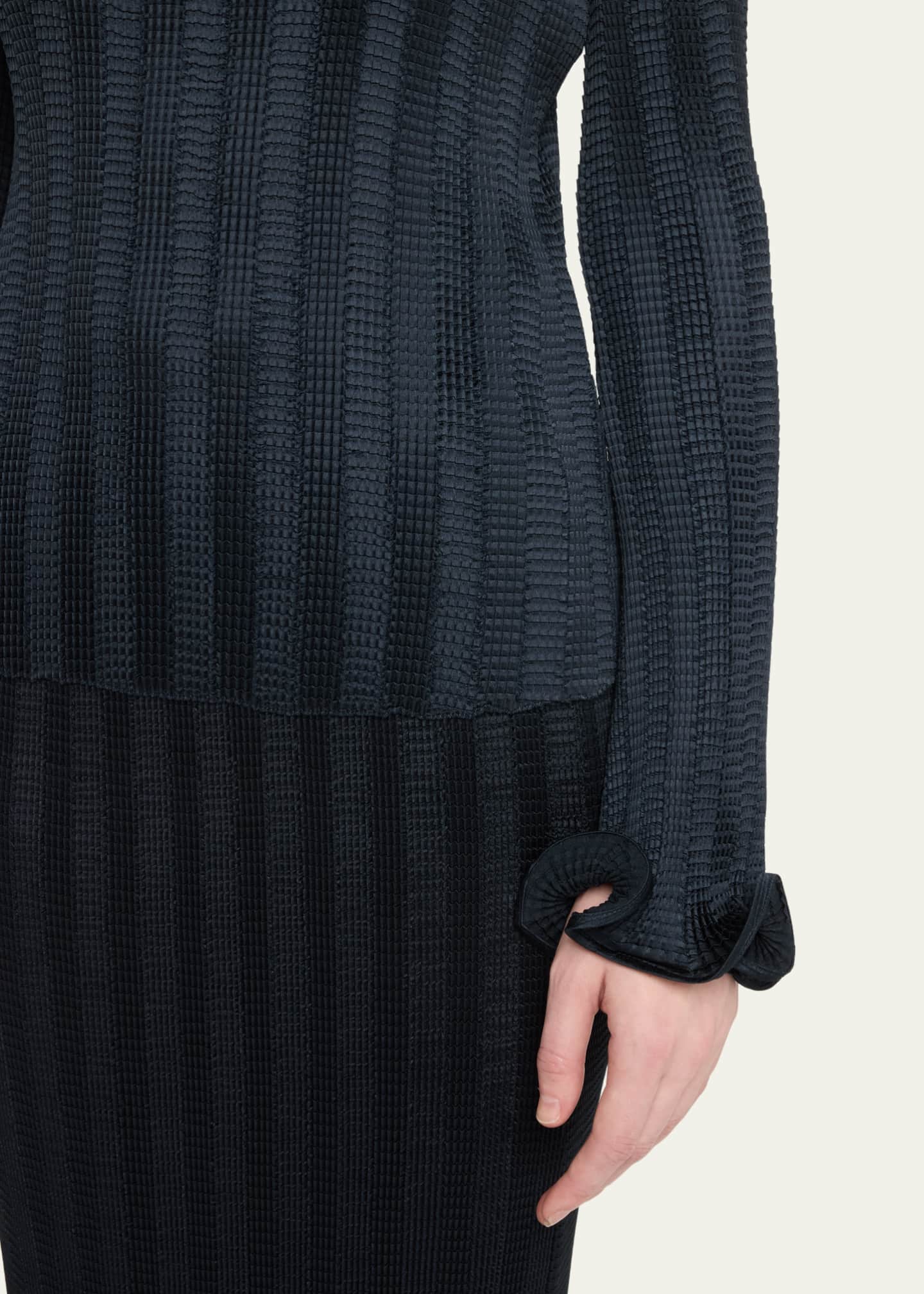 SIMKHAI Carys Textured Long-Sleeve Top Image 4 of 4