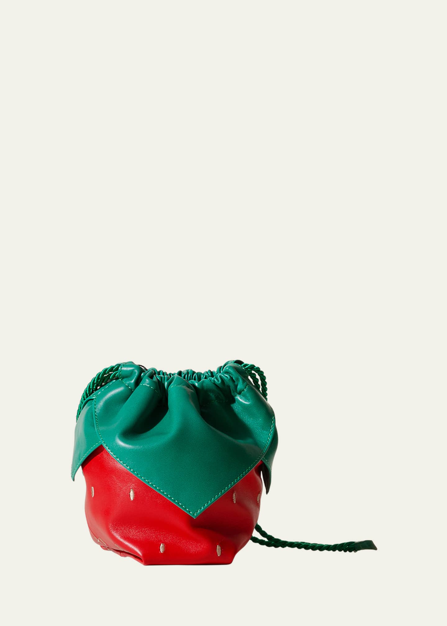 HEREU Duixa Strawberry Leather Top-Handle Bag Image 1 of 4