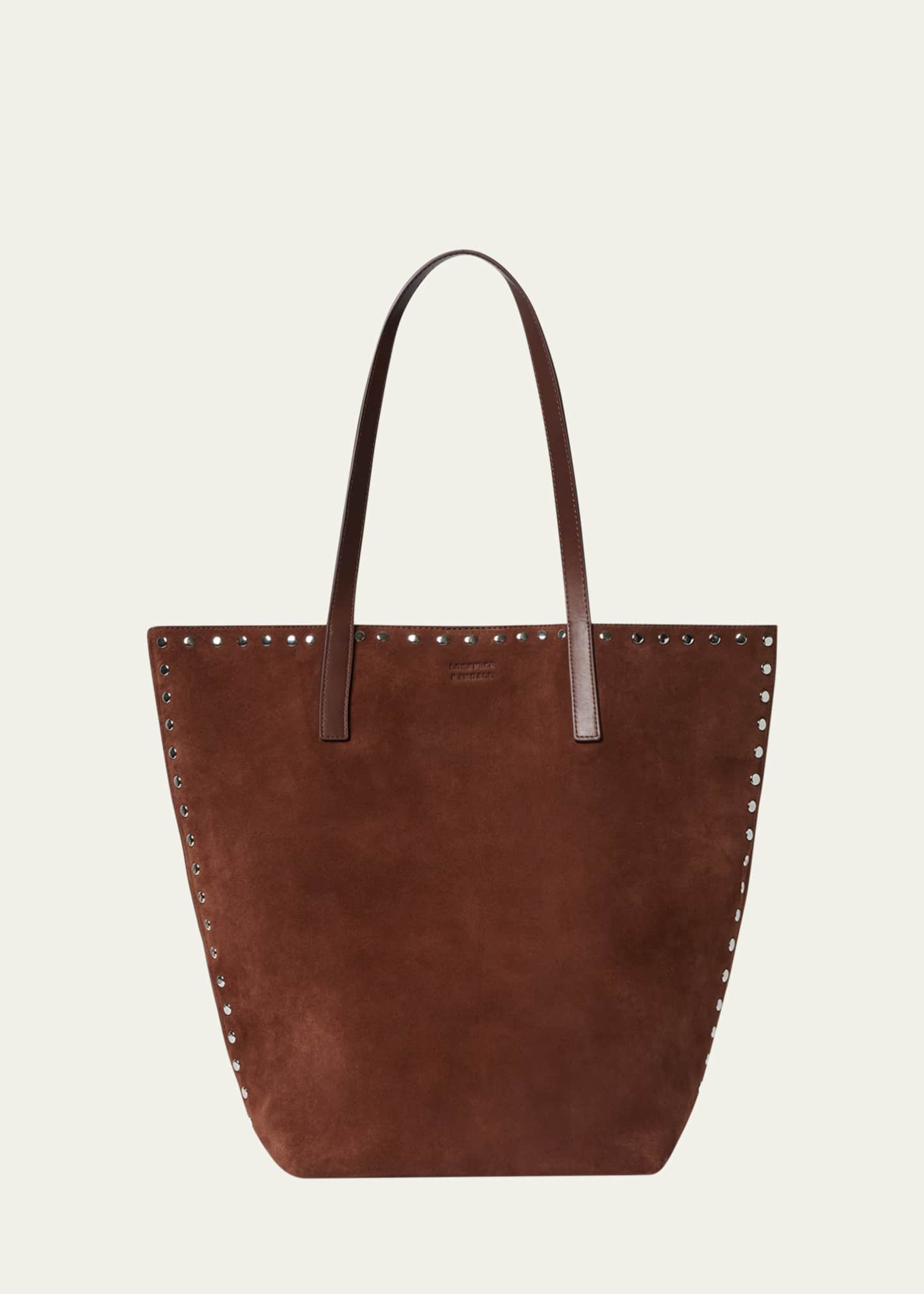 Loeffler Randall Walked Studded Suede Tote Bag Bergdorf Goodman
