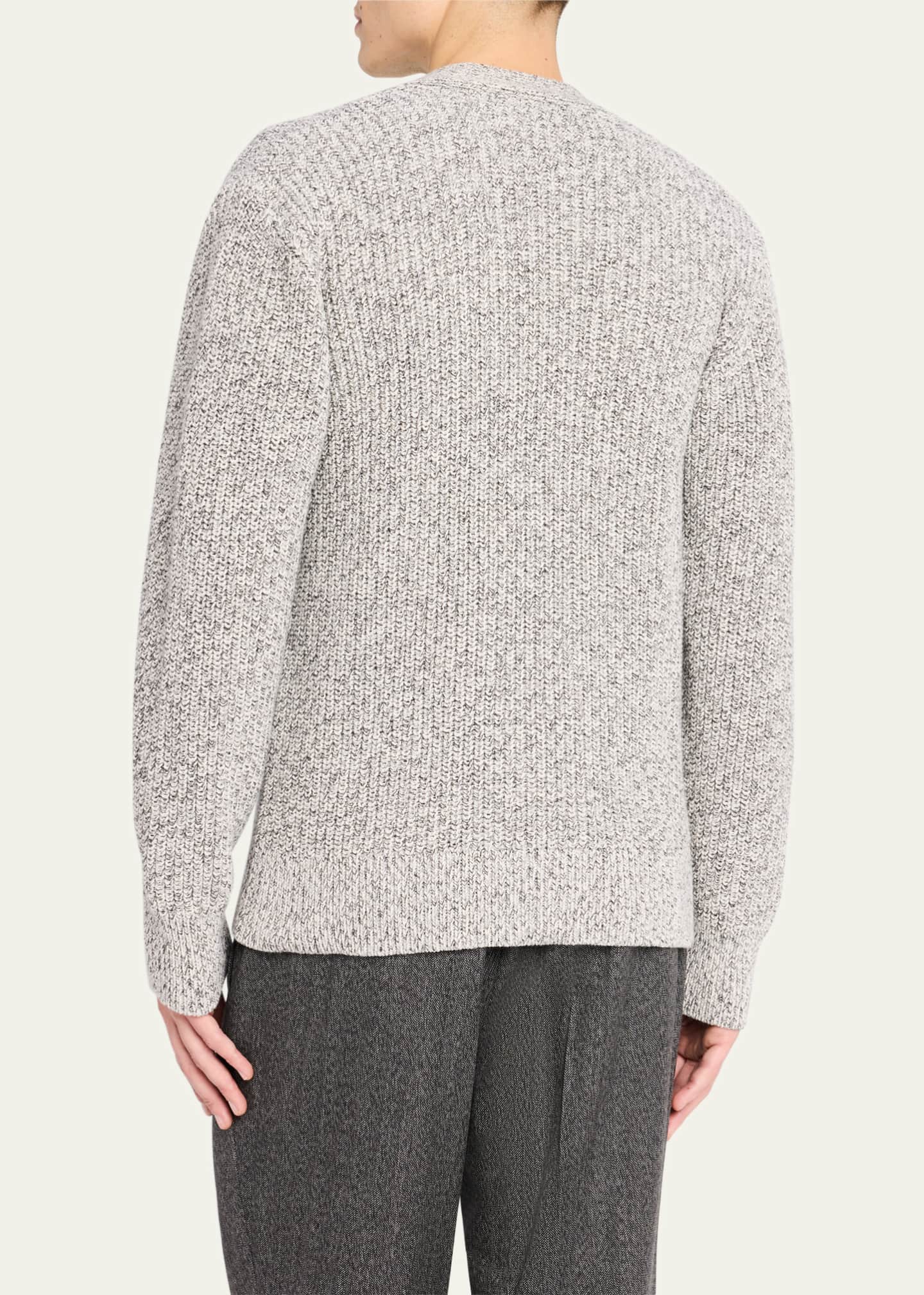 Officine Generale Men's Miles Heathered Cardigan Image 3 of 5