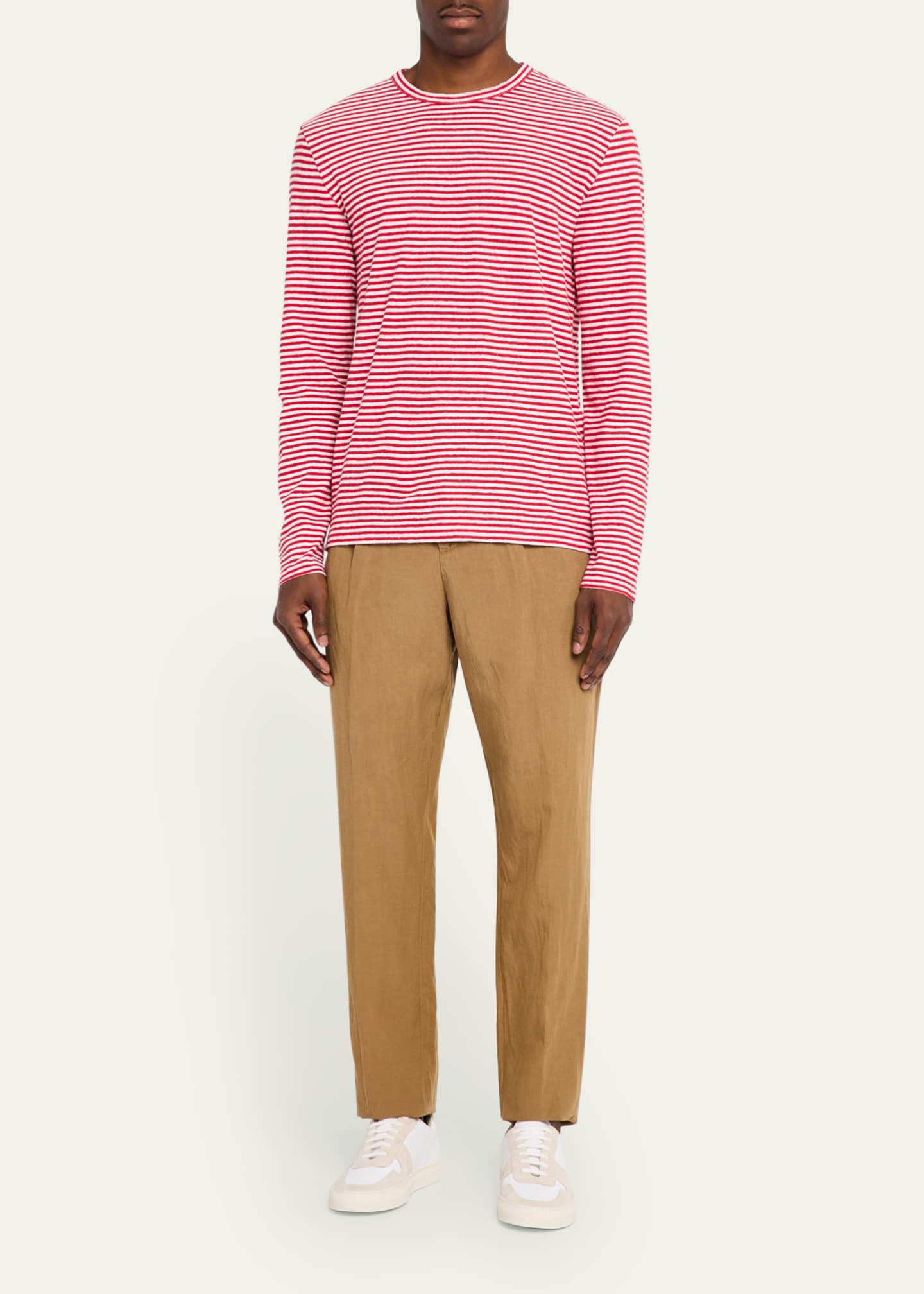Officine Generale Men's Sailor Striped Jersey T-Shirt Image 2 of 5