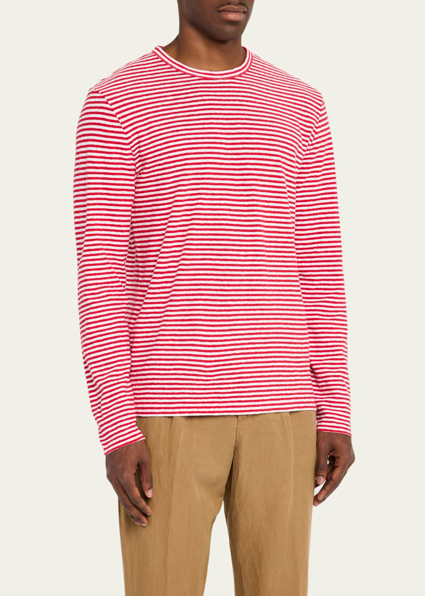 Officine Generale Men's Sailor Striped Jersey T-Shirt Image 4 of 5