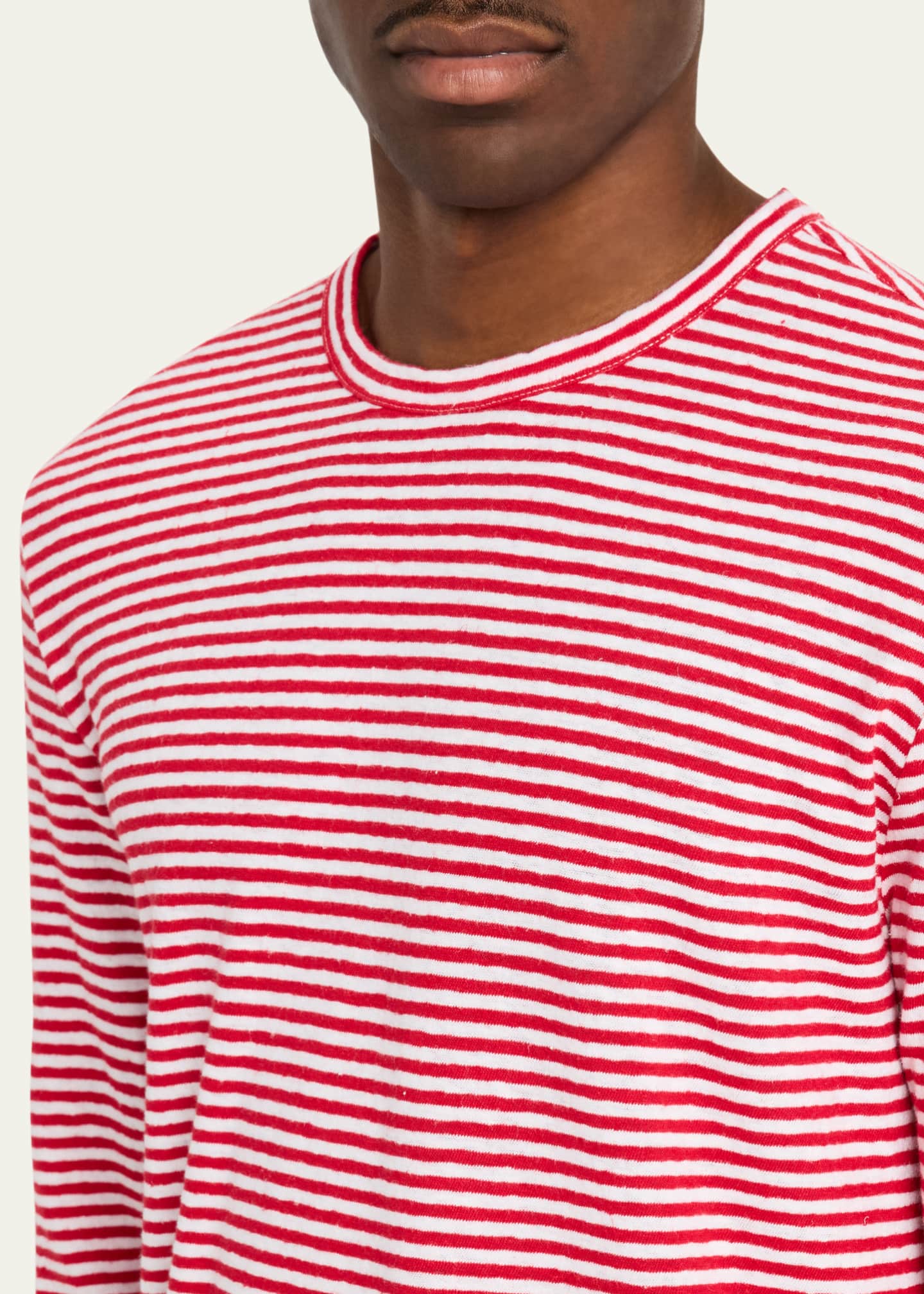 Officine Generale Men's Sailor Striped Jersey T-Shirt Image 5 of 5