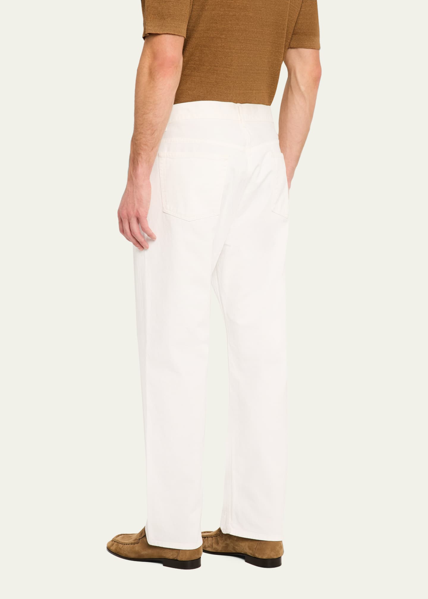 Officine Generale Men's Vintage Straight-Leg Jeans Image 3 of 5